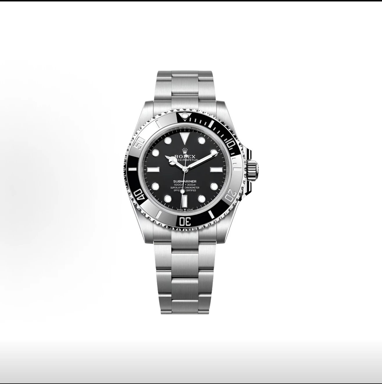 Rolex Submariner Watch - Black Dial-010653