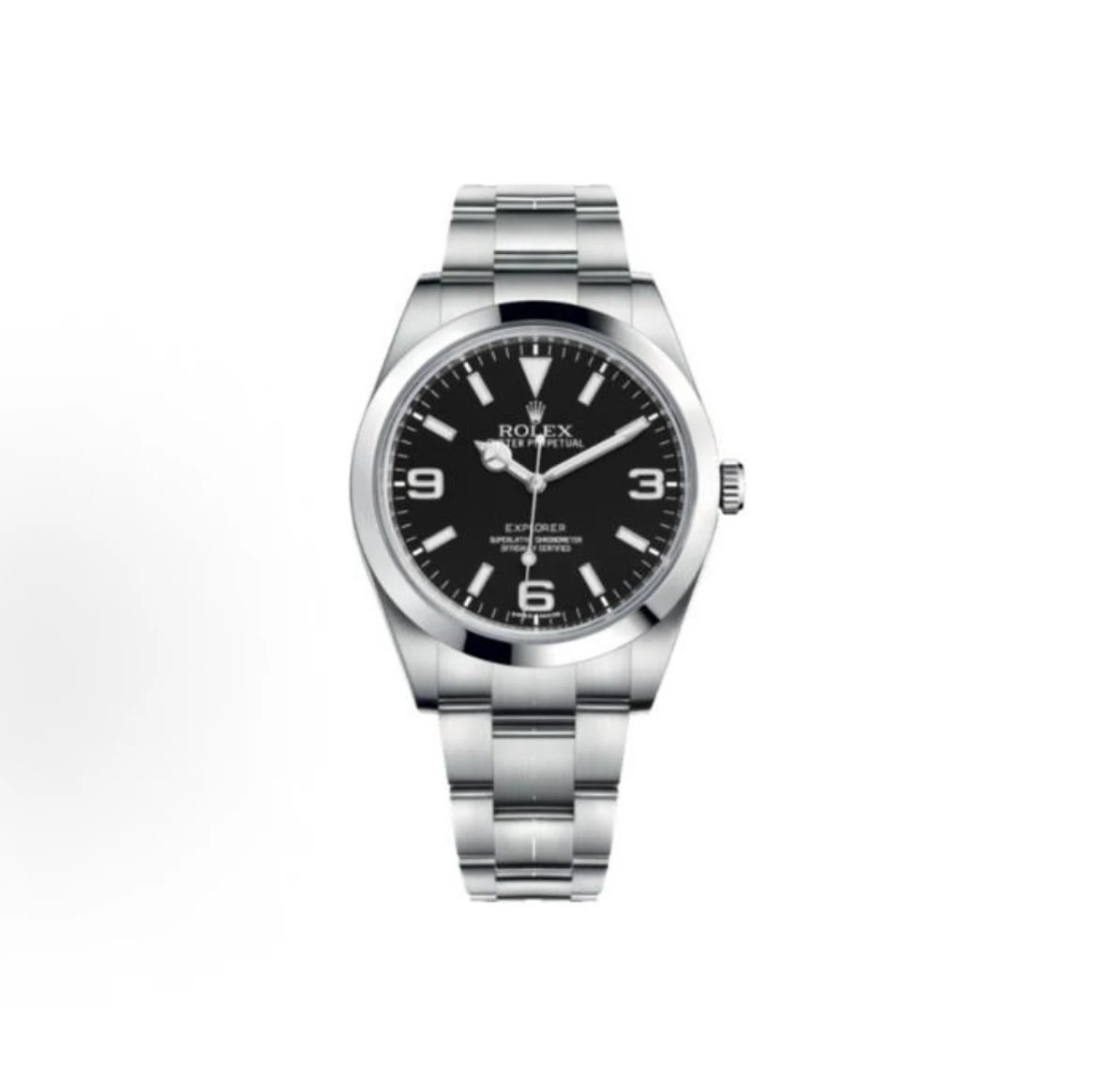 Rolex Explorer Watch - Black Dial-009953