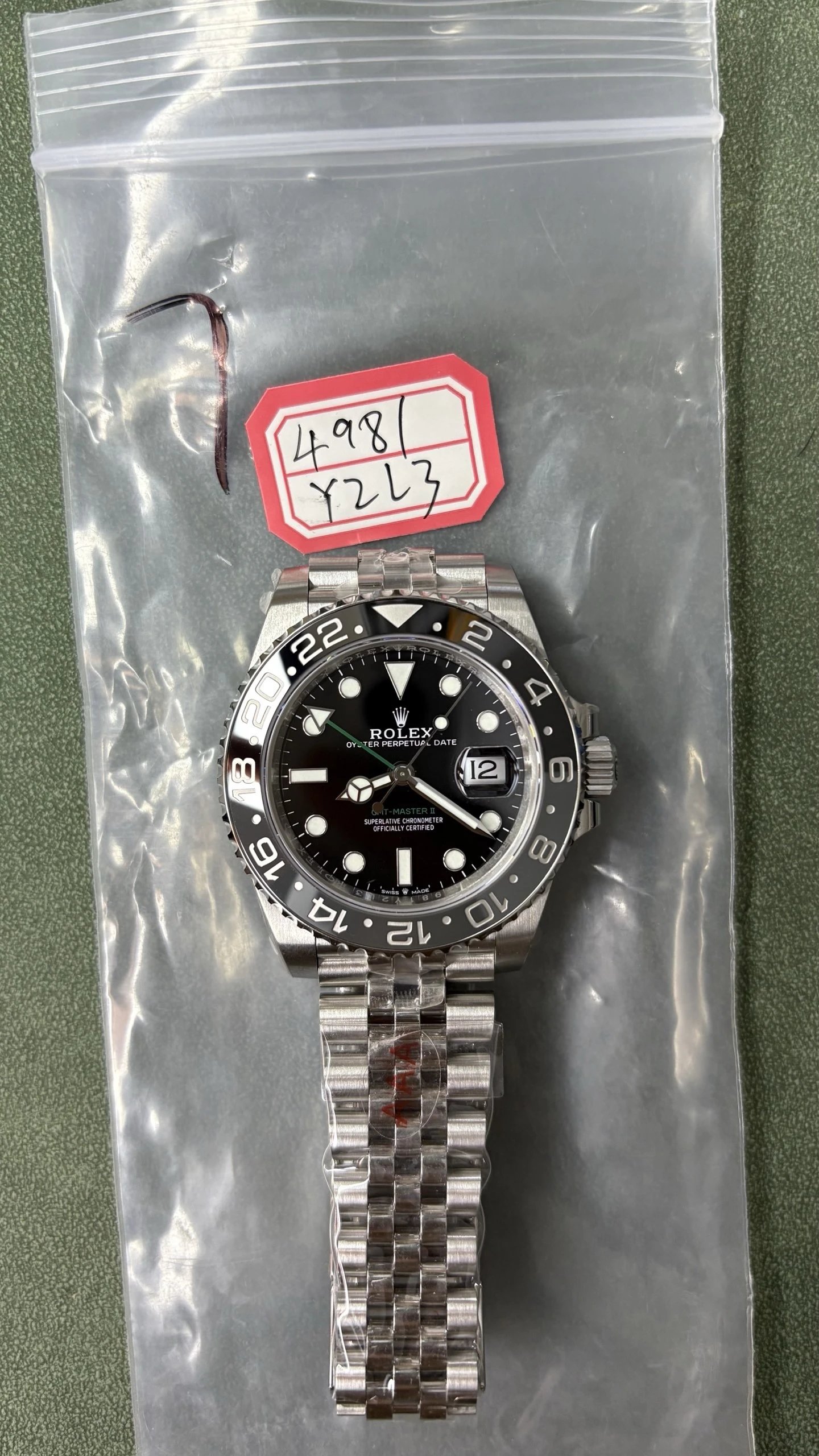 Rolex GMT-Master II Watch - Black Dial-009463