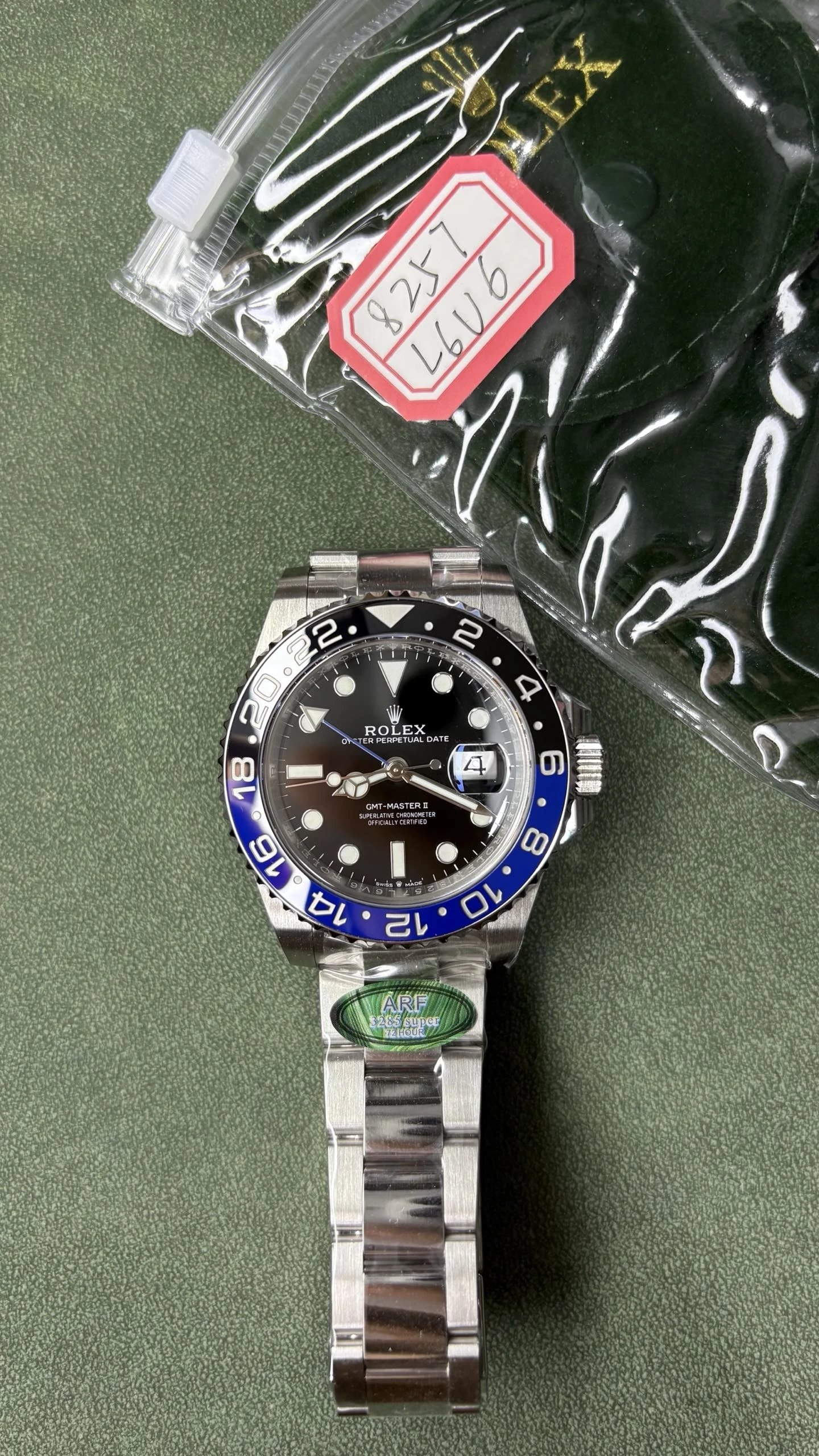 Rolex GMT-Master II Watch - Black Dial-009644