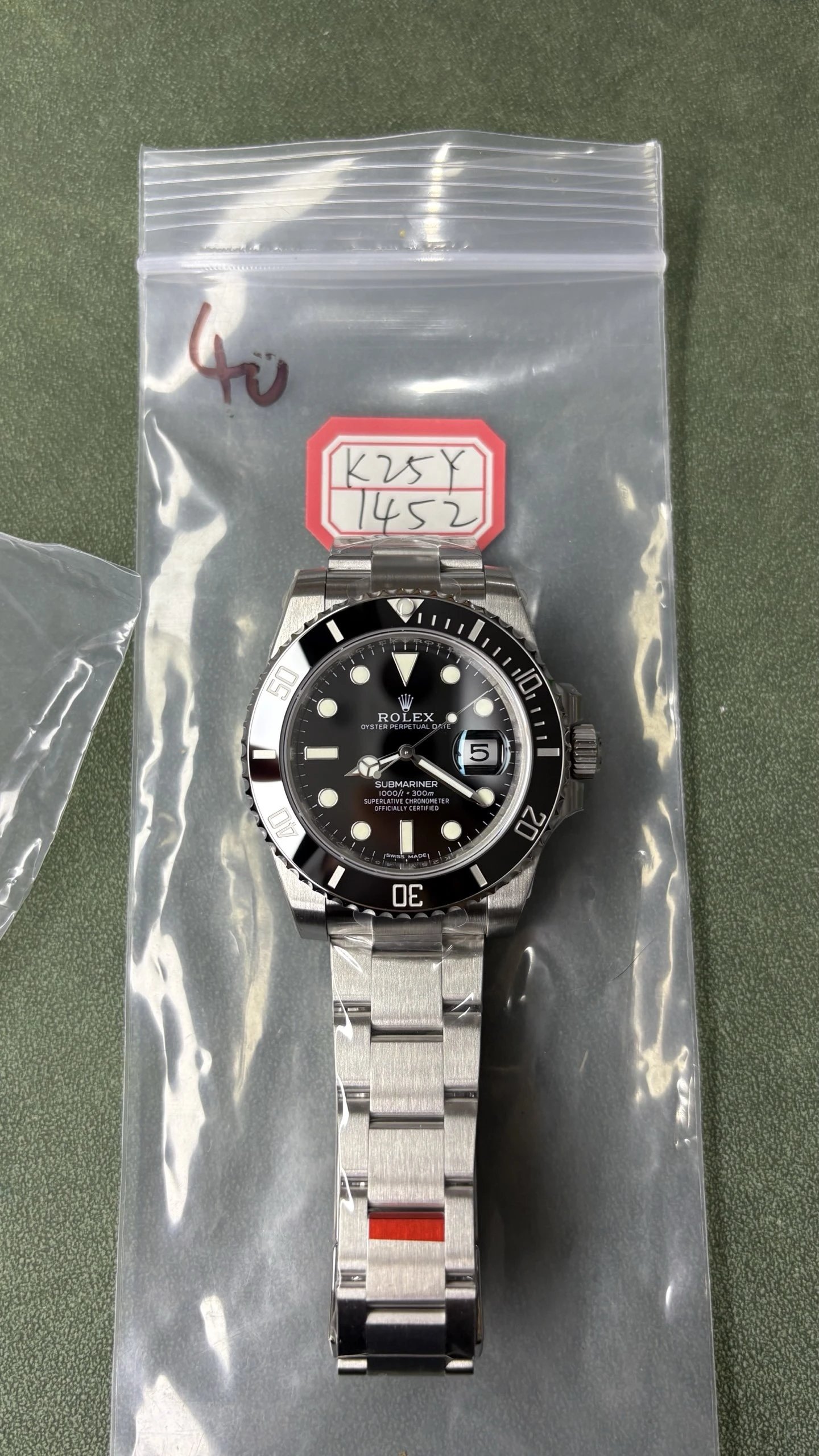Rolex Submariner Watch - Black Dial-009643