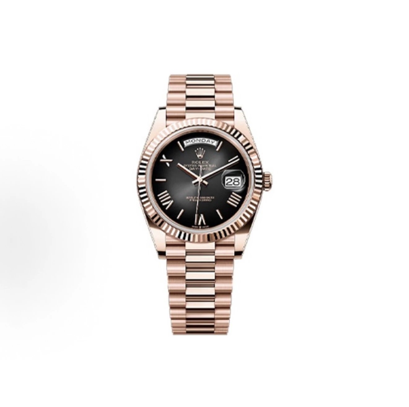 Rolex Day-Date Watch - Black Dial-009494
