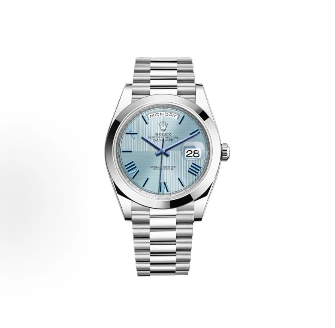 Rolex Day-Date Watch - Silver Dial-010297