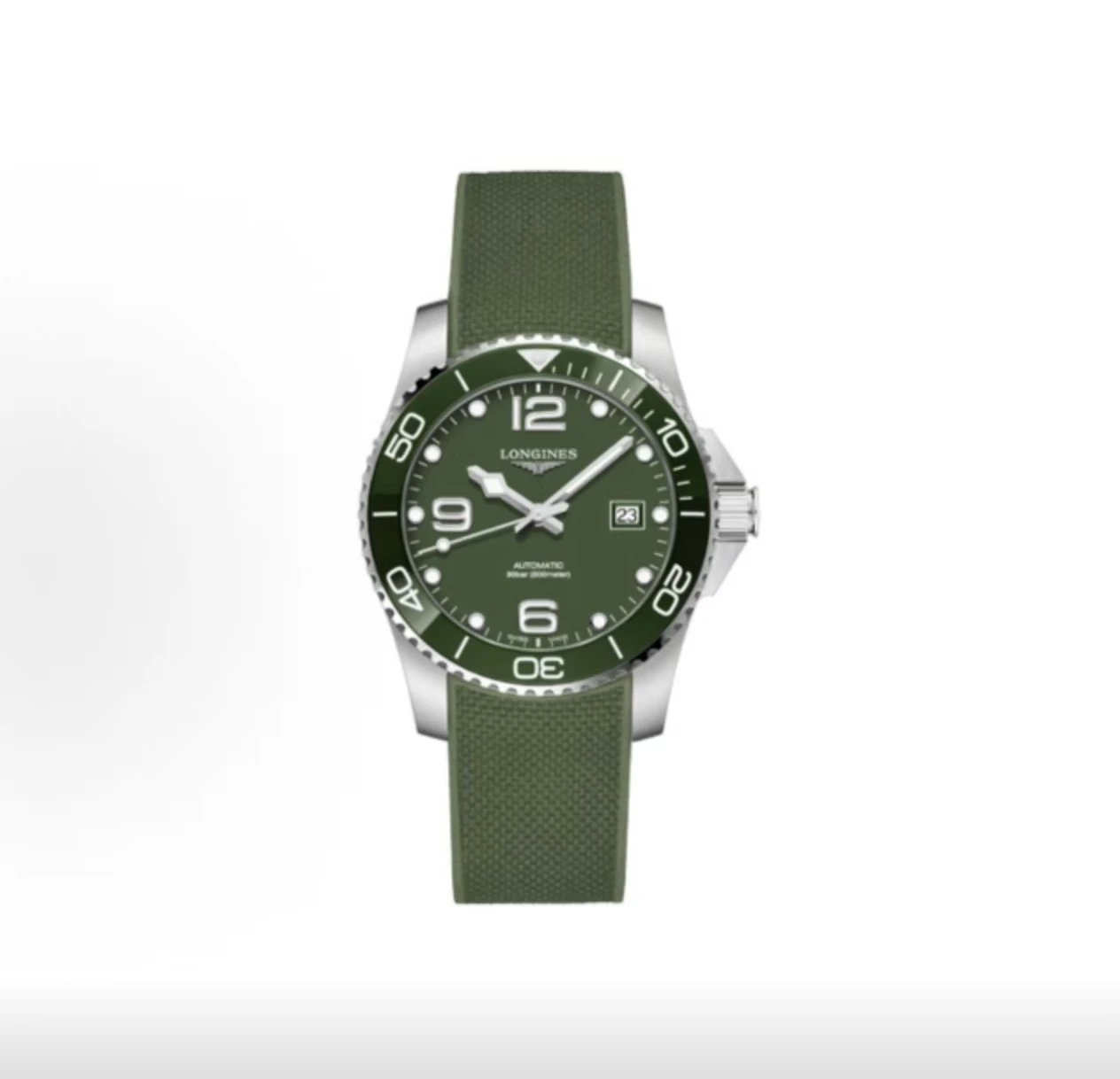 Longines HydroConquest Watch - Green Dial-010658