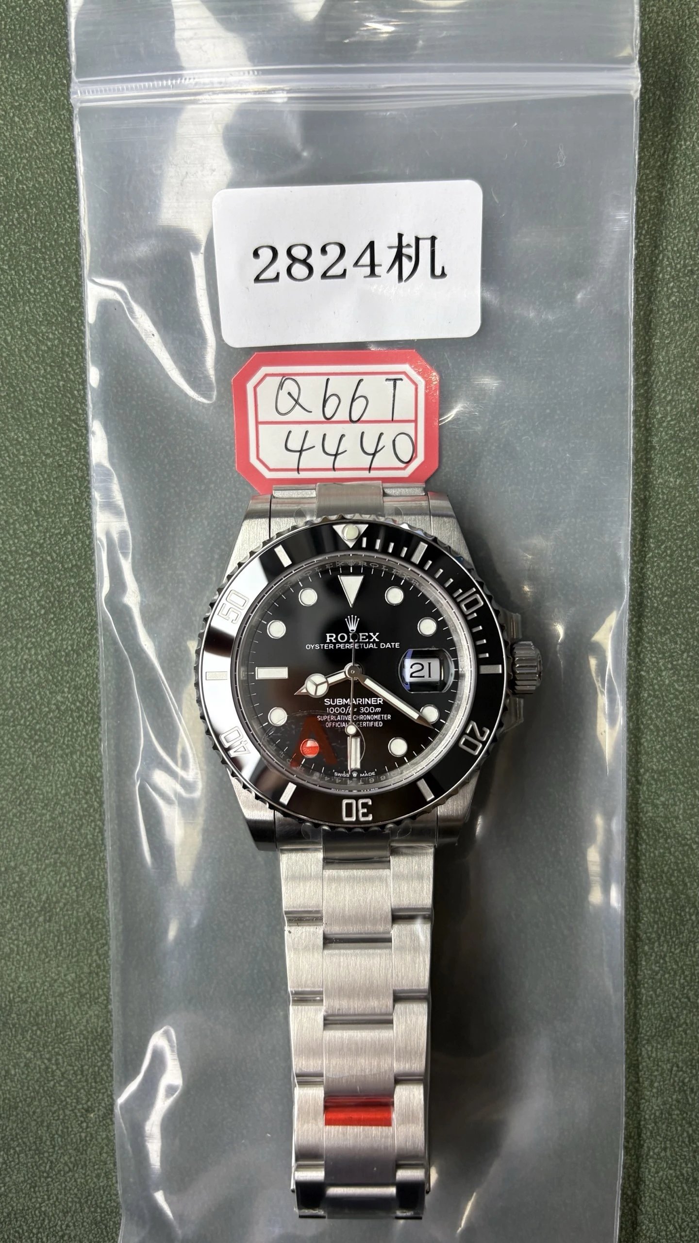Rolex Submariner Watch - Black Dial-009886