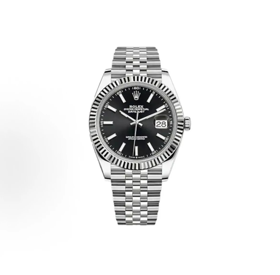 Rolex Oyster Perpetual Datejust Watch - Black Dial-010458