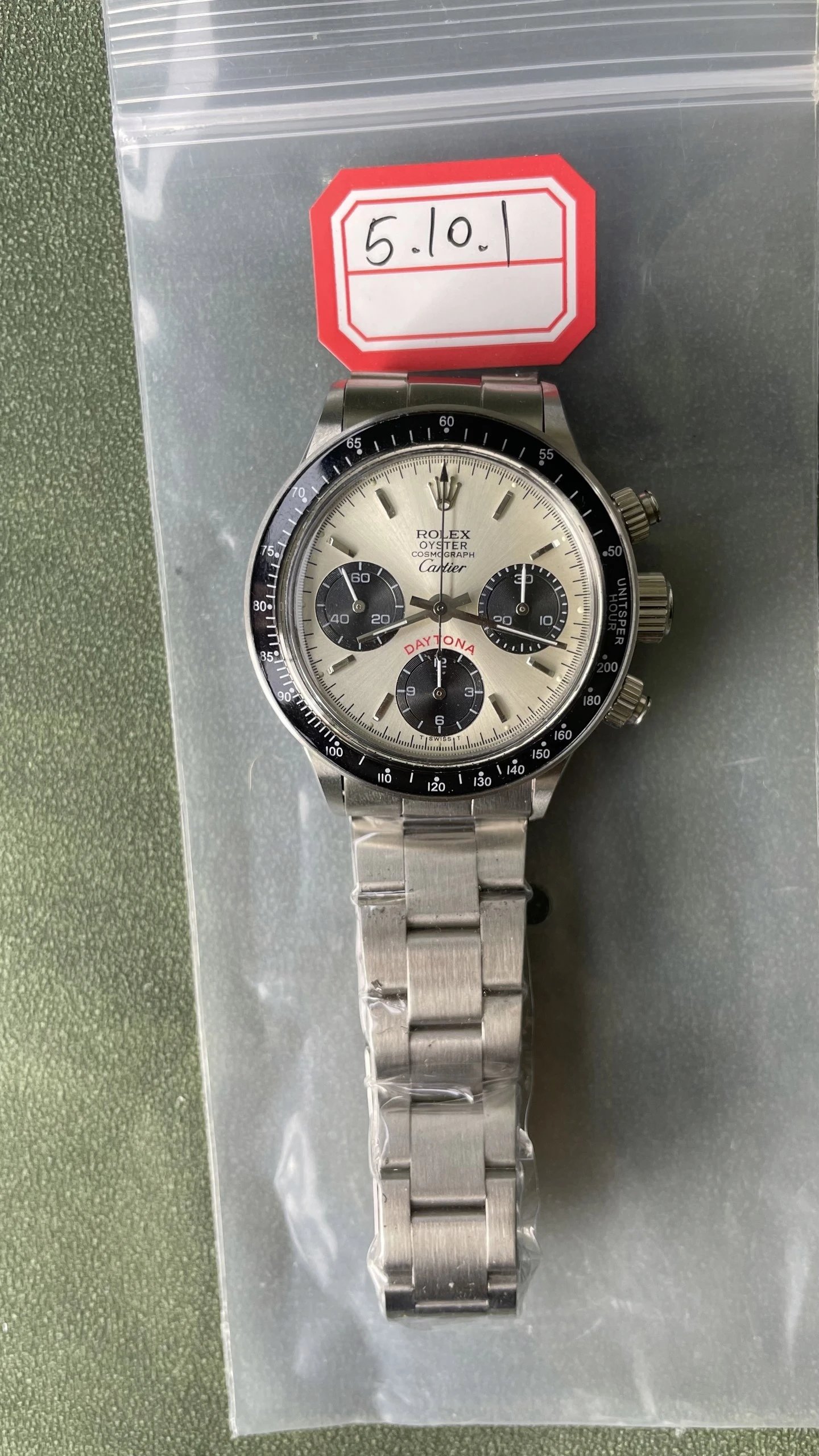 Rolex Cosmograph Daytona Watch - Silver Dial-009869