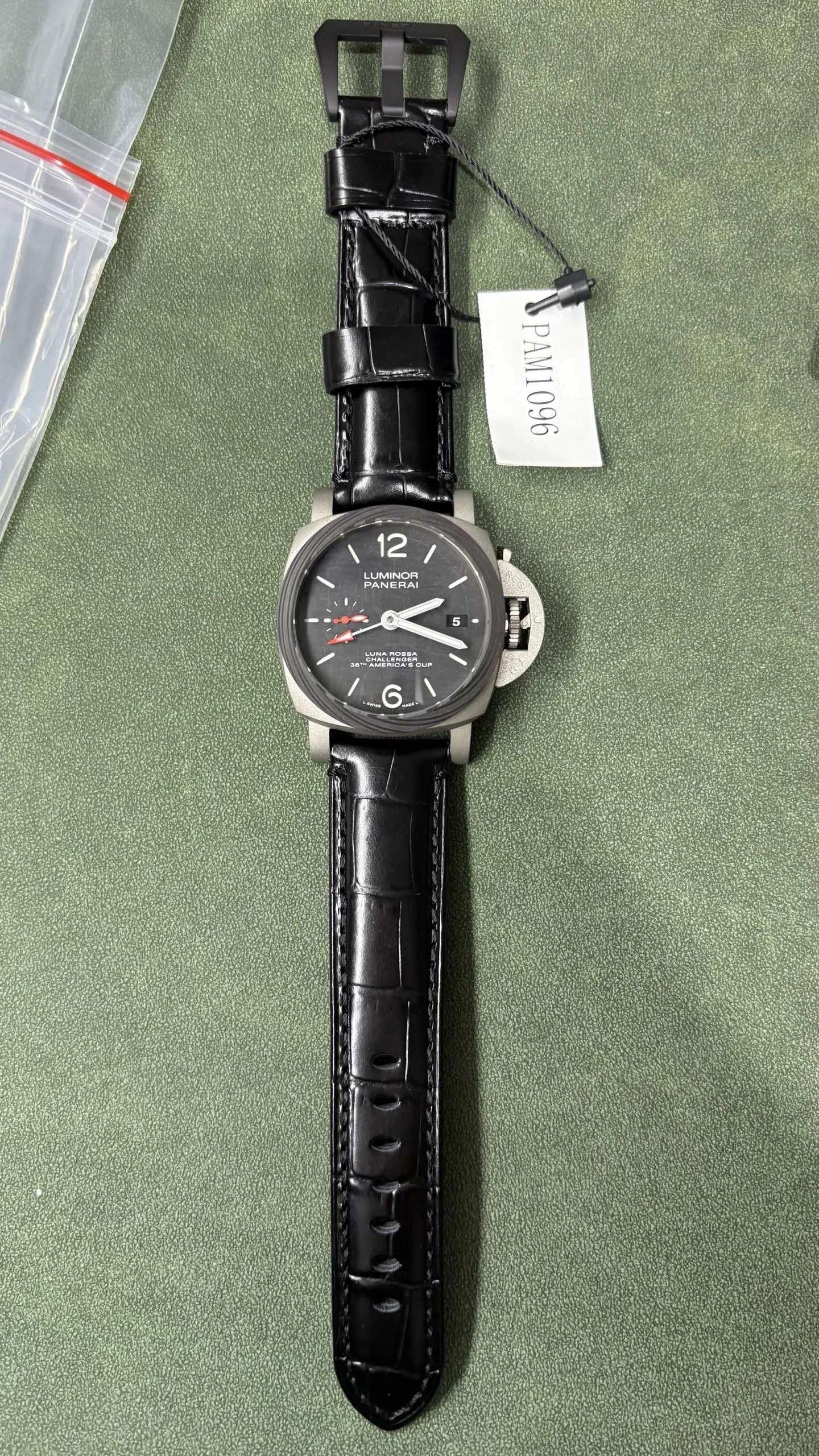 Panerai Luminor Luna Rossa Challenger 36th America's Cup Watch - Black Dial-010770