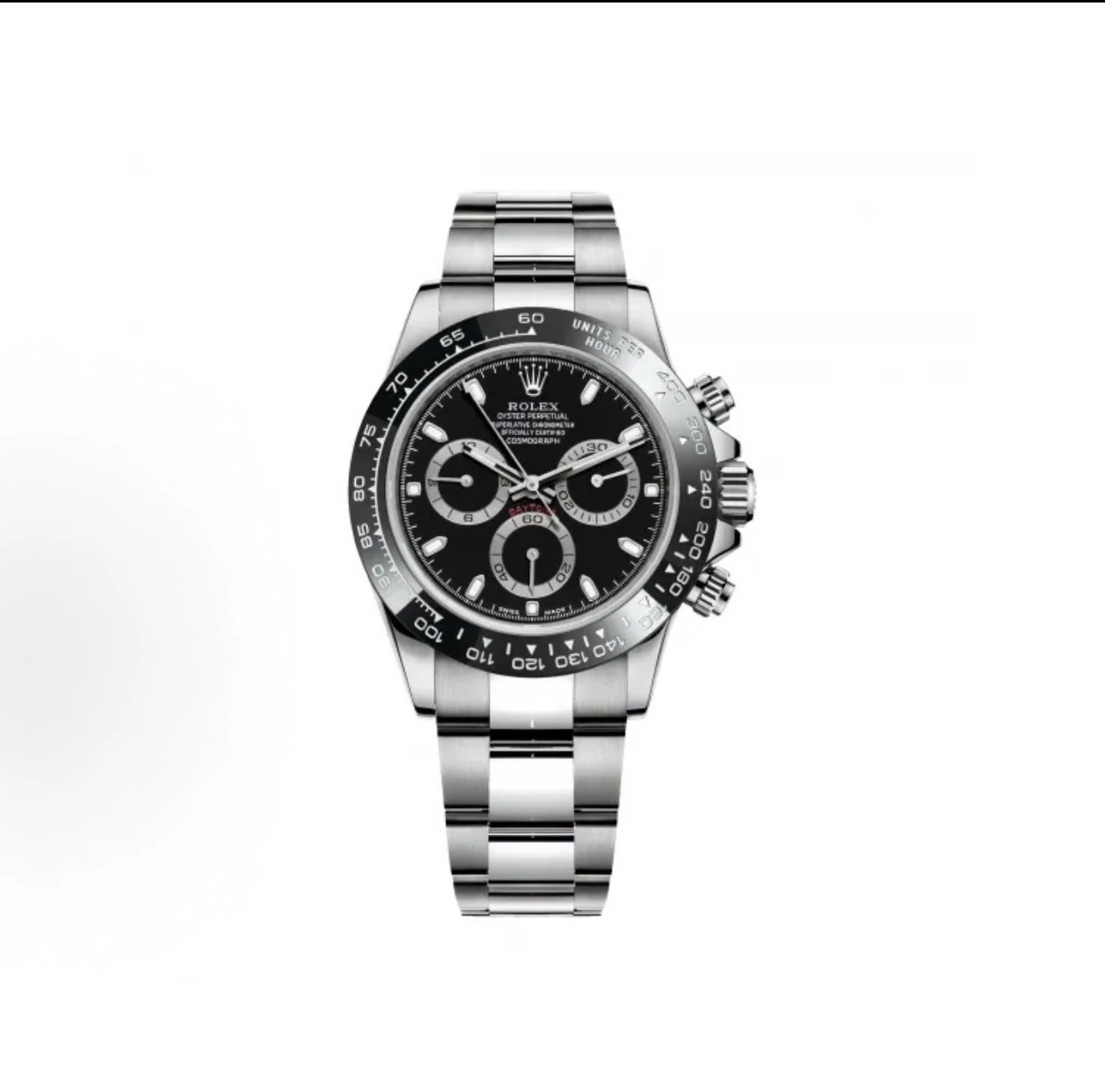 Rolex Cosmograph Daytona Watch - Black Dial-010125