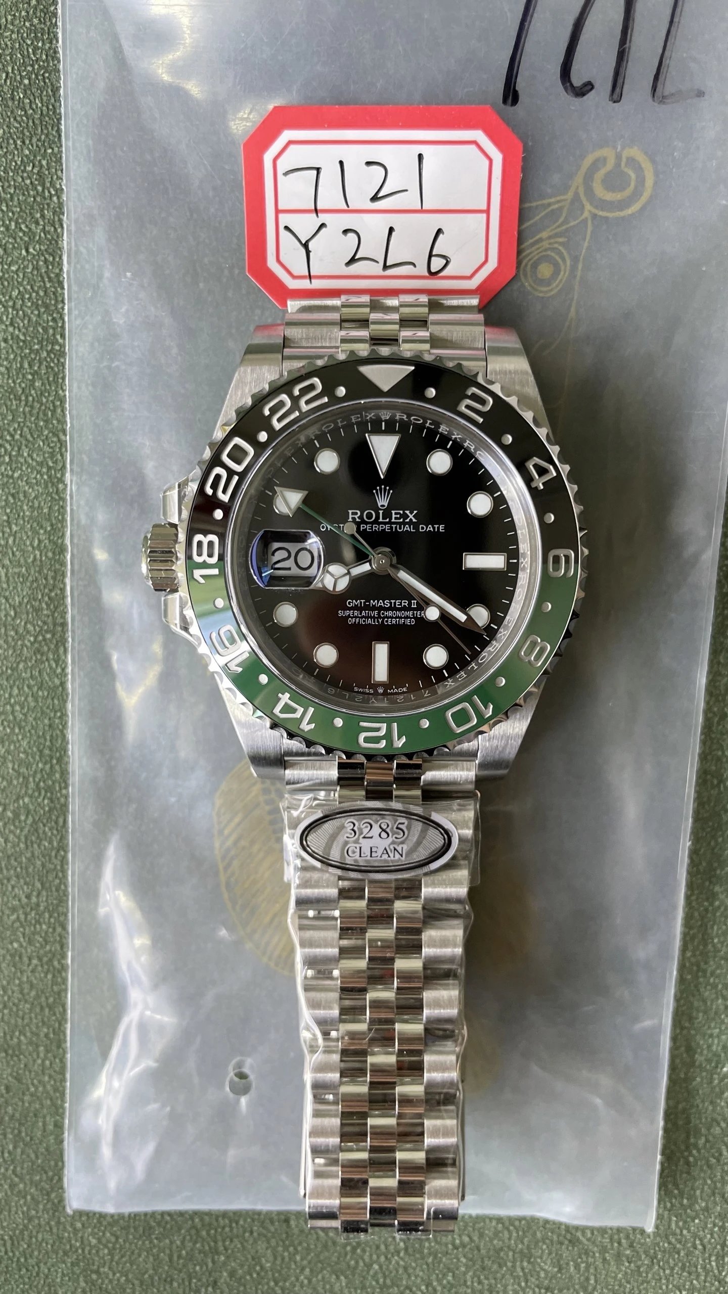 Rolex GMT-Master II Watch - Black Dial-009550