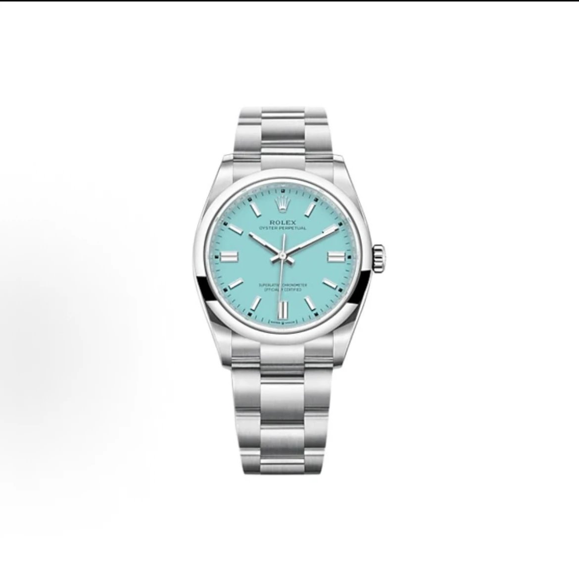 Rolex Oyster Perpetual Watch - Tiffany Blue Dial-009573