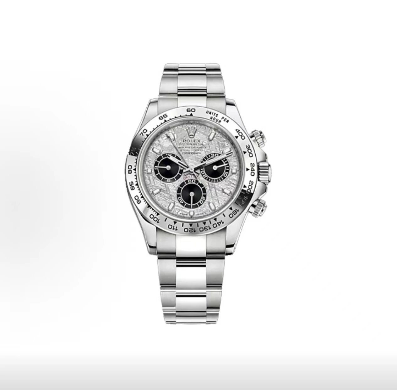 Rolex Cosmograph Daytona Watch - Silver Meteorite Dial-010249