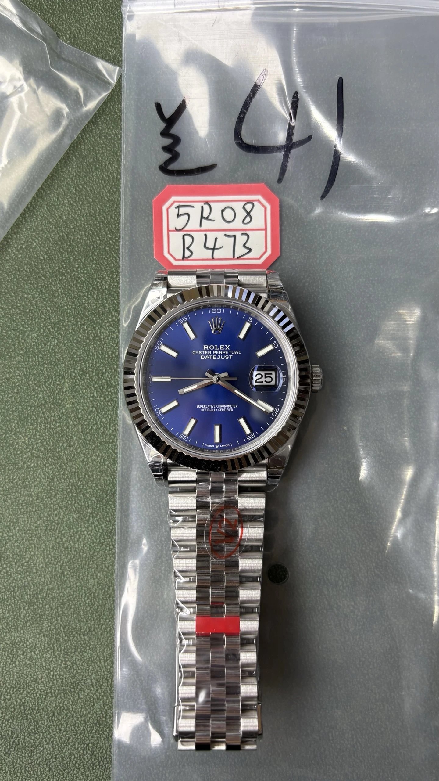 Rolex Datejust Watch - Blue Dial-009473