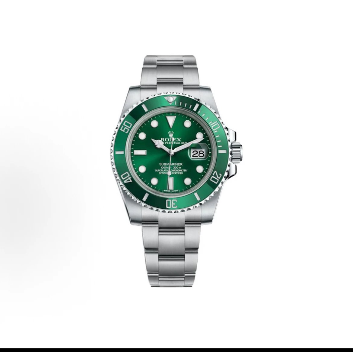 Rolex Submariner Watch - Green Dial-010289