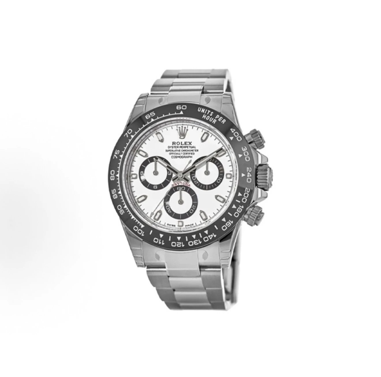 Rolex Cosmograph Daytona Watch - White Dial-010129