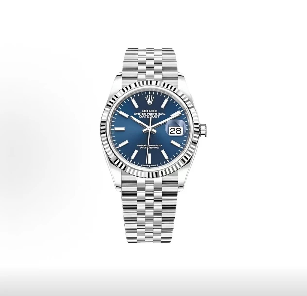 Rolex Oyster Perpetual Datejust Watch - Blue Dial-009502