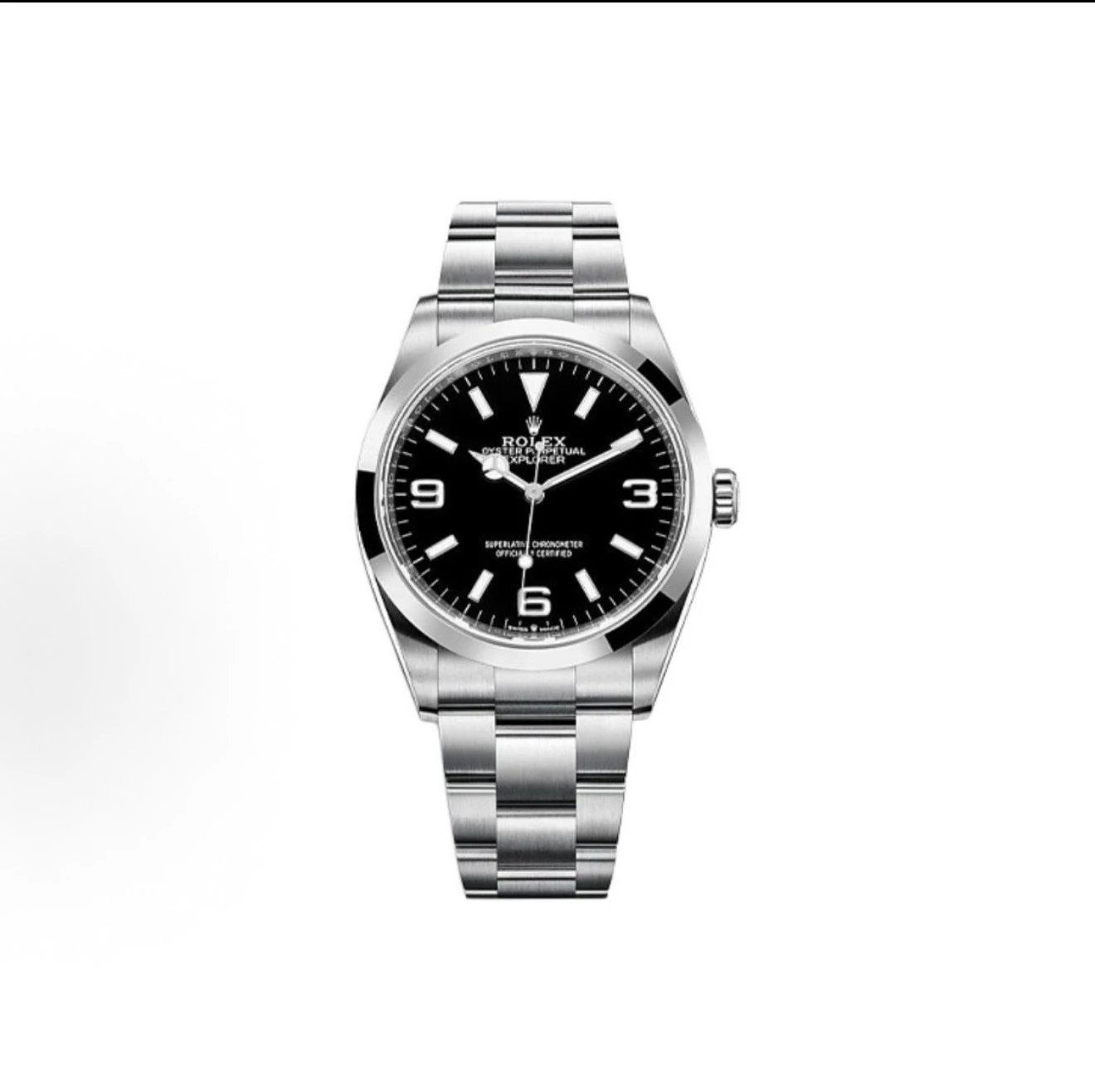 Rolex Oyster Perpetual Explorer Watch - Black Dial-009884
