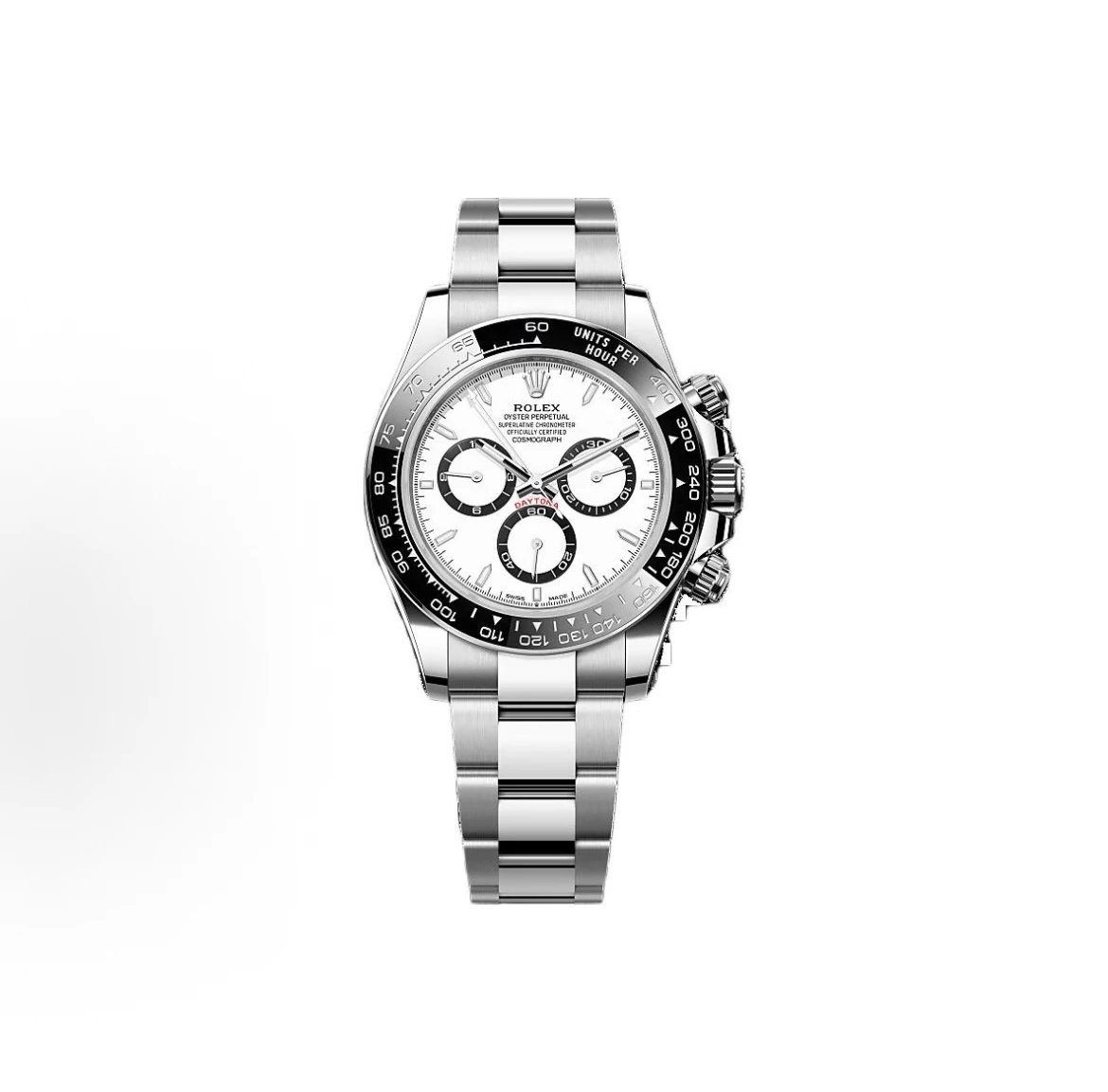 Rolex Cosmograph Daytona Watch - White Dial-009558