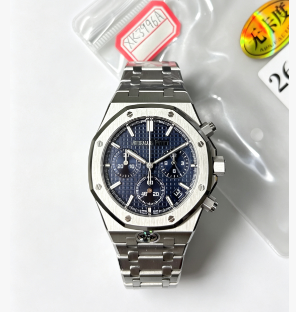 Audemars Piguet Royal Oak Chronograph Blue Dial Stainless Steel Watch Watches