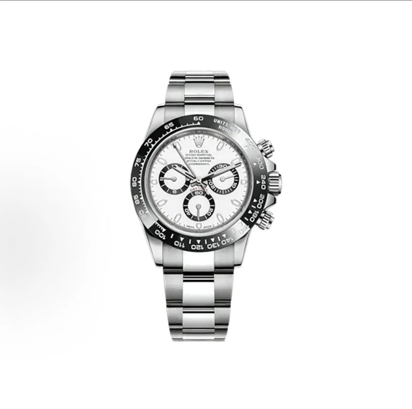 Rolex Cosmograph Daytona Watch - White Dial-010431