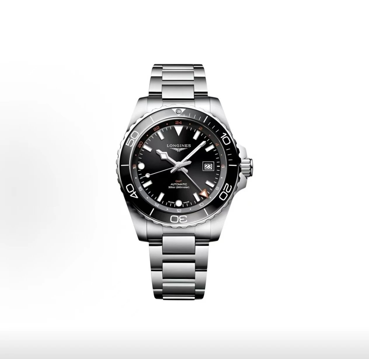 Longines Hydroconquest Watch - Black Dial-010659