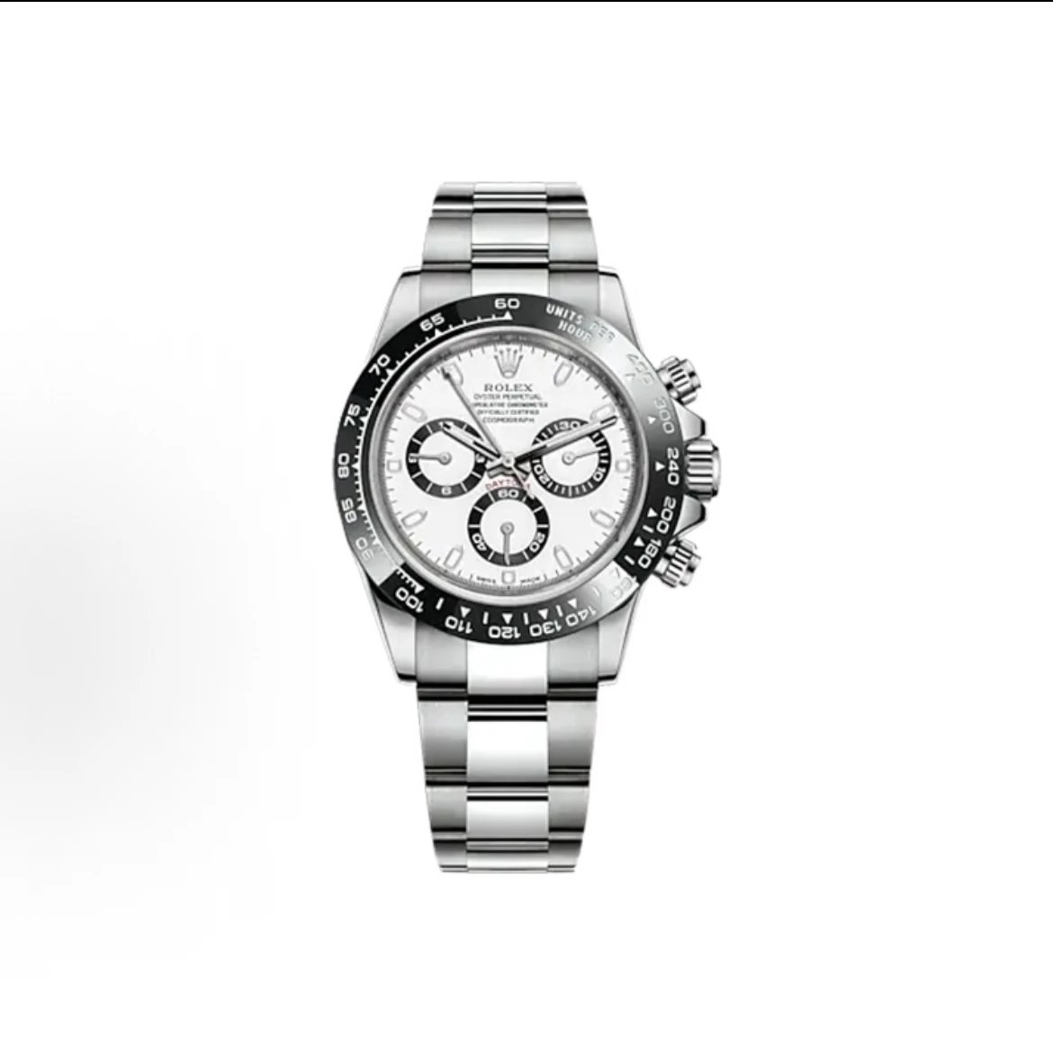 Rolex Cosmograph Daytona Watch - White Dial-009518