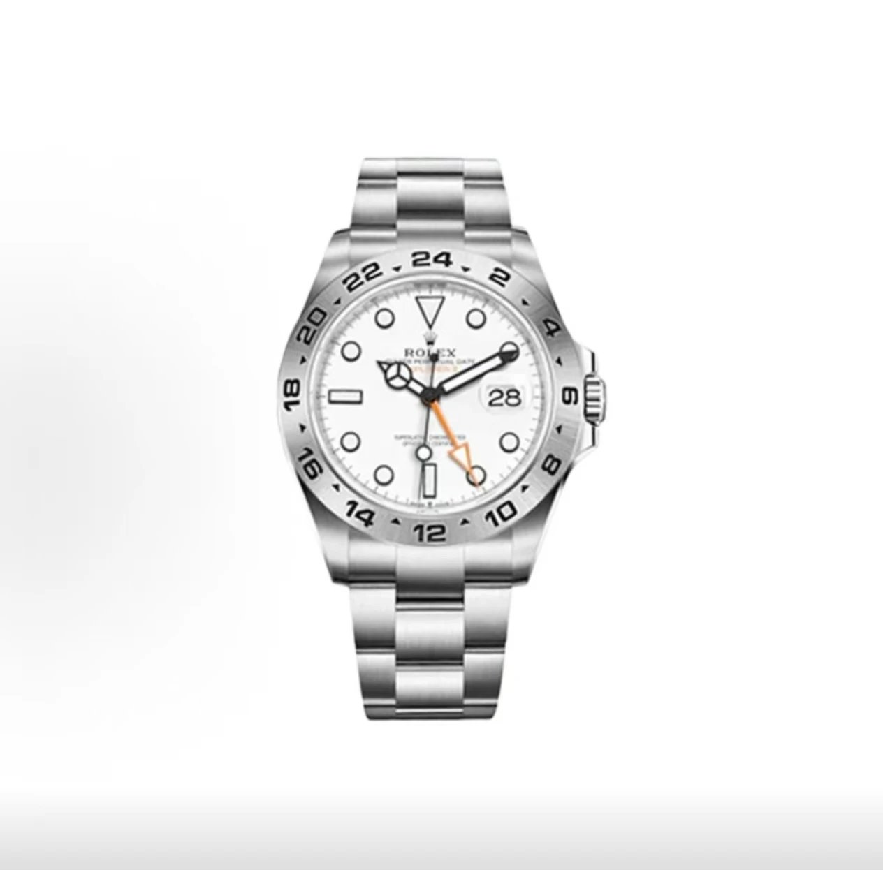 Rolex Explorer II Watch - White Dial-010052