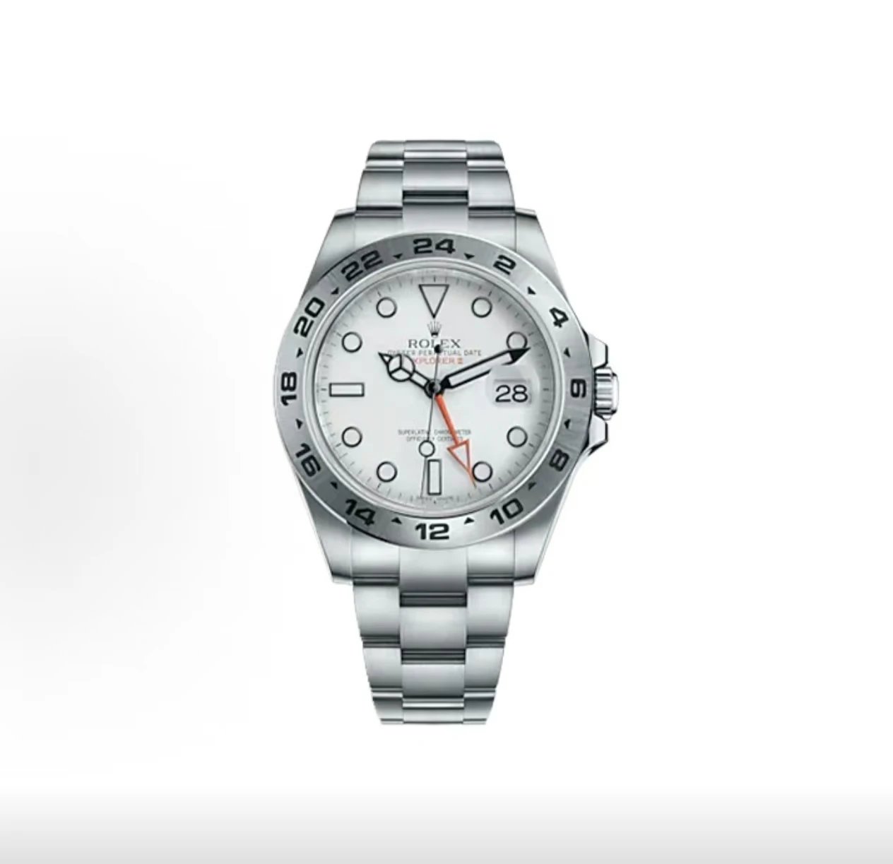 Rolex Explorer II Watch - White Dial-009477
