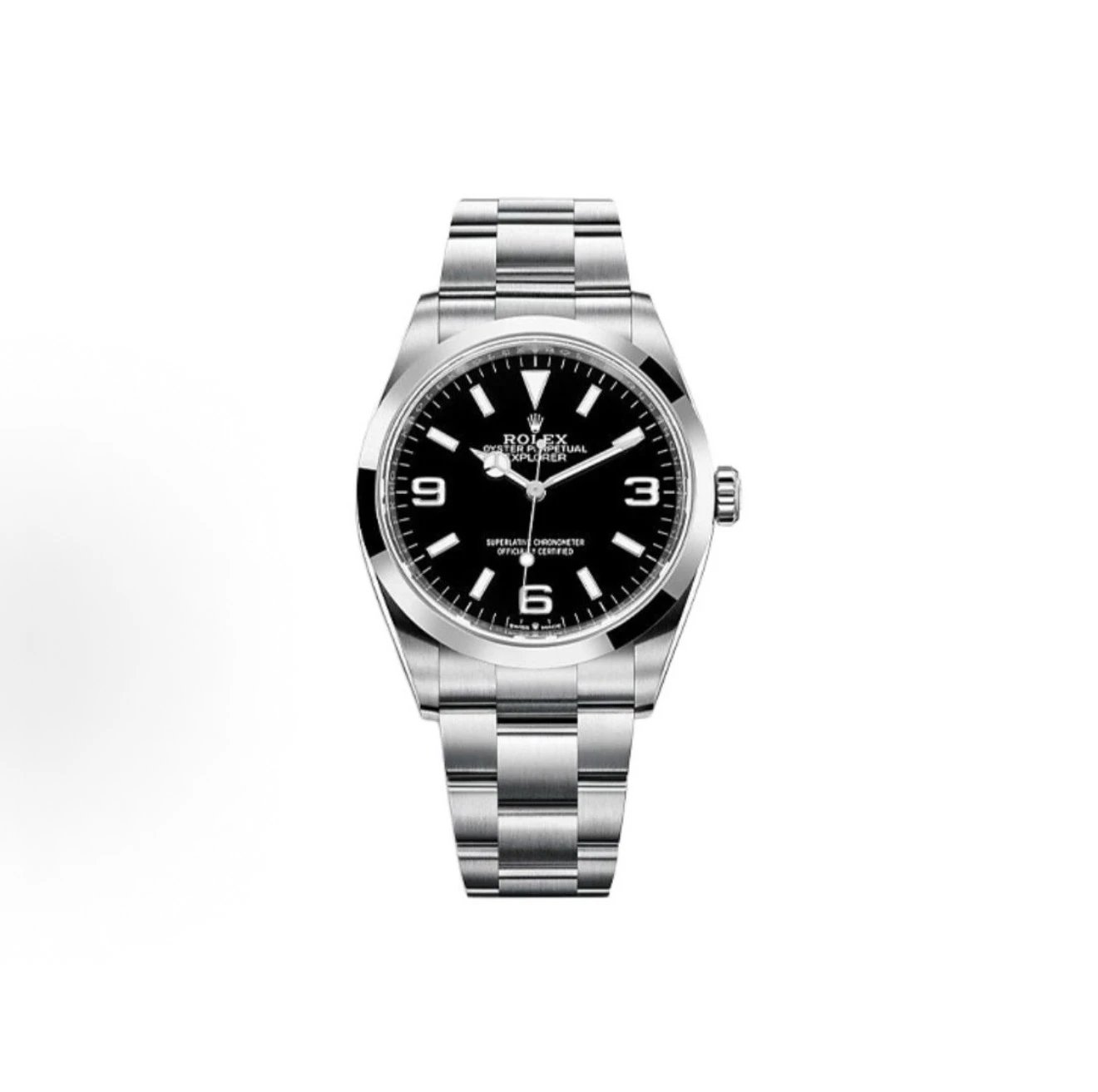 Rolex Oyster Perpetual Explorer Watch - Black Dial-010417