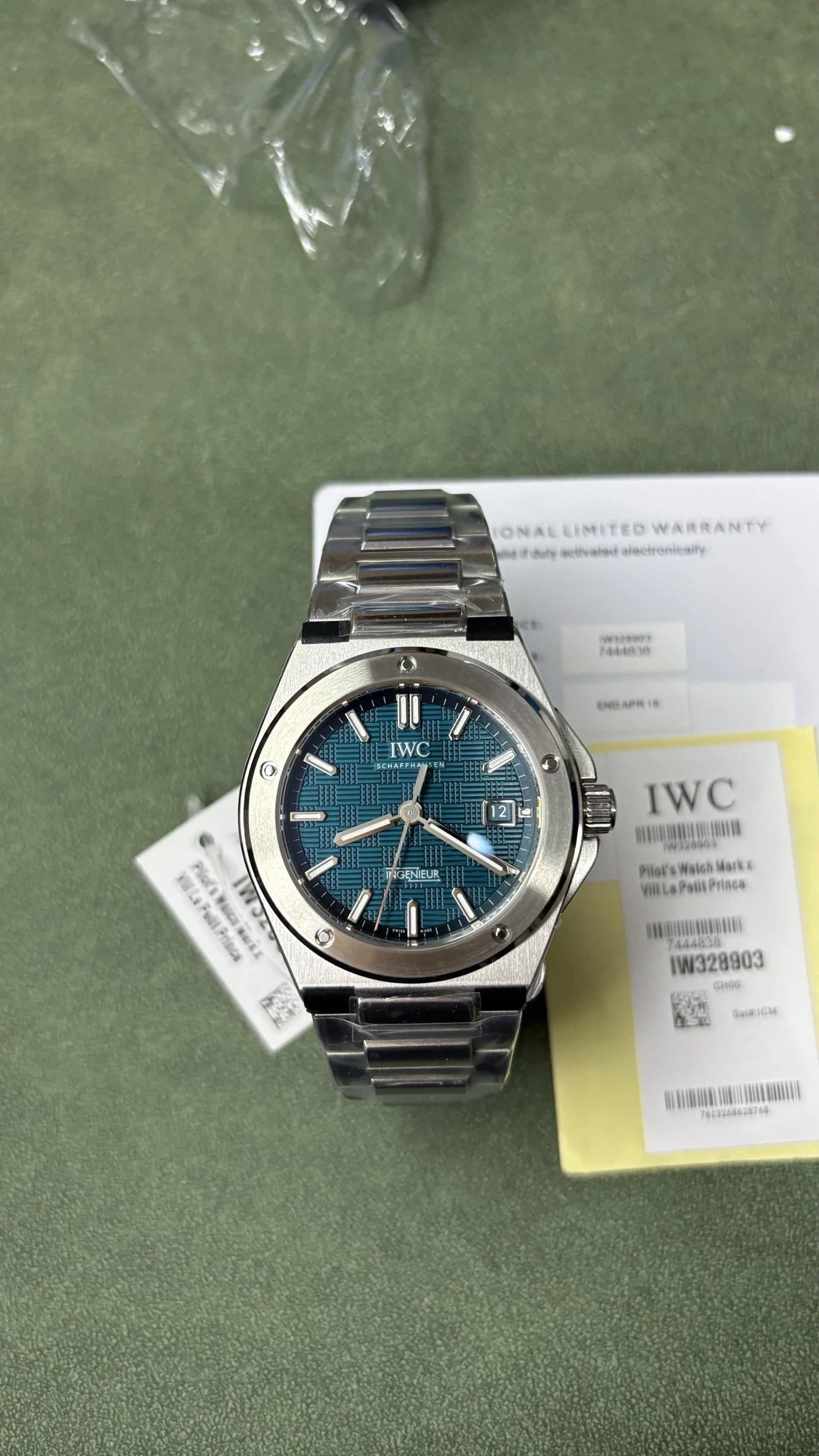 IWC Pilot's Watch Mark XX Watch - Blue Dial-010791
