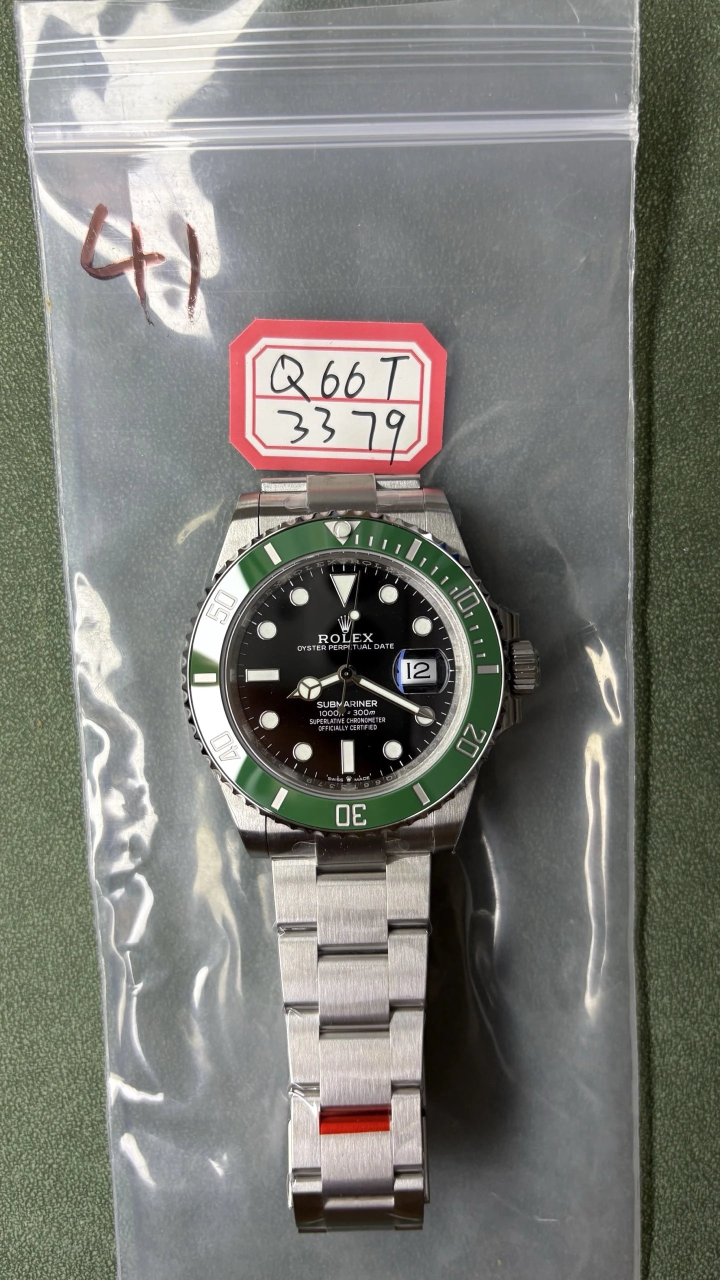 Rolex Submariner Watch - Black Dial-009636