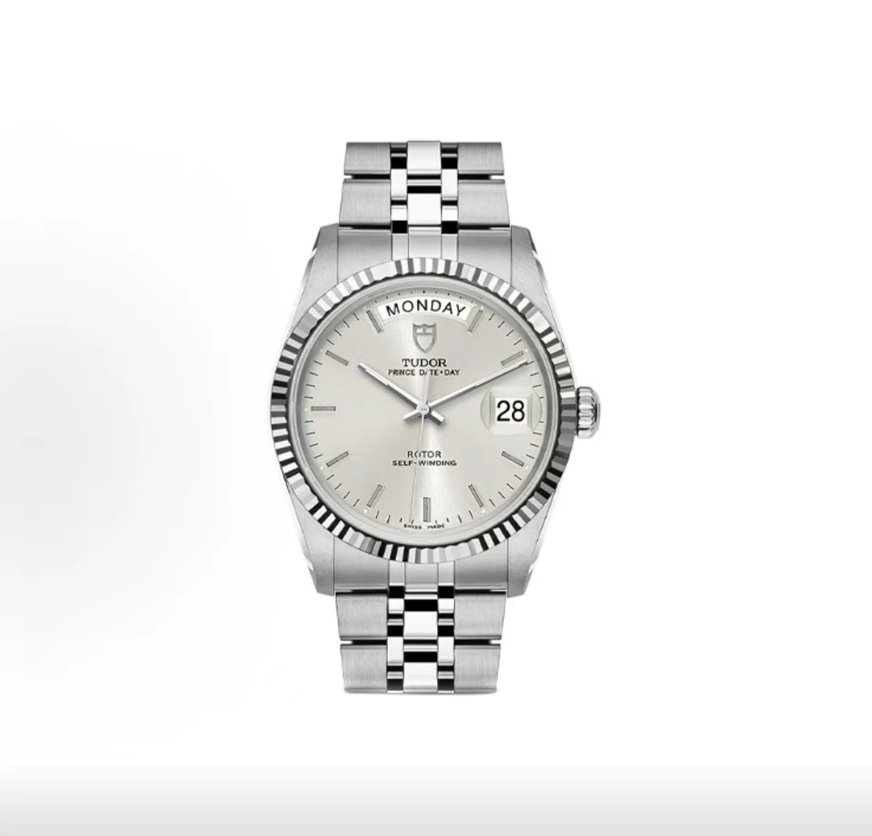 Tudor Prince Date+Day Watch - Silver Dial-011247