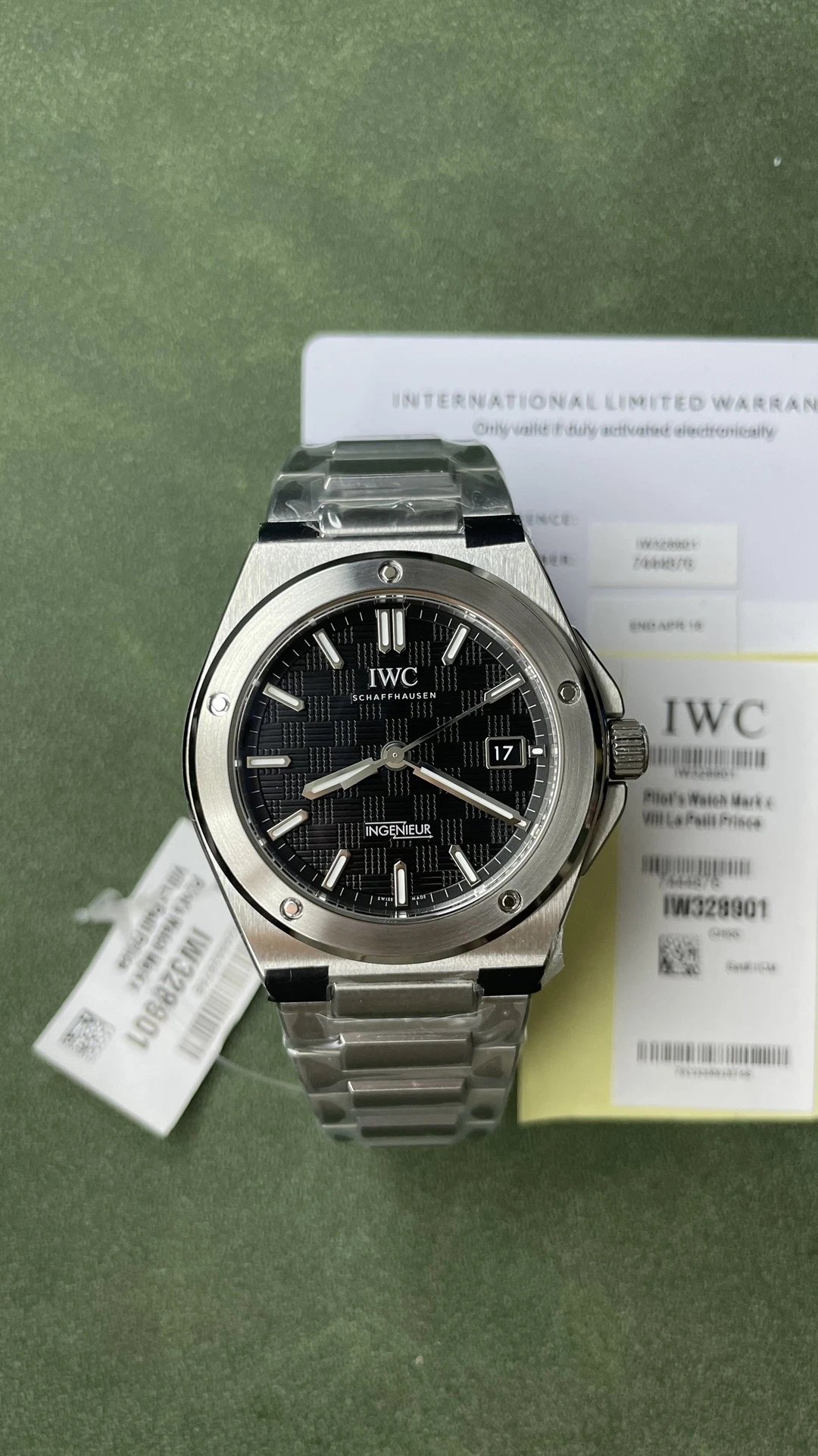 IWC Pilot's Watch Mark XX Watch - Black Dial-010823