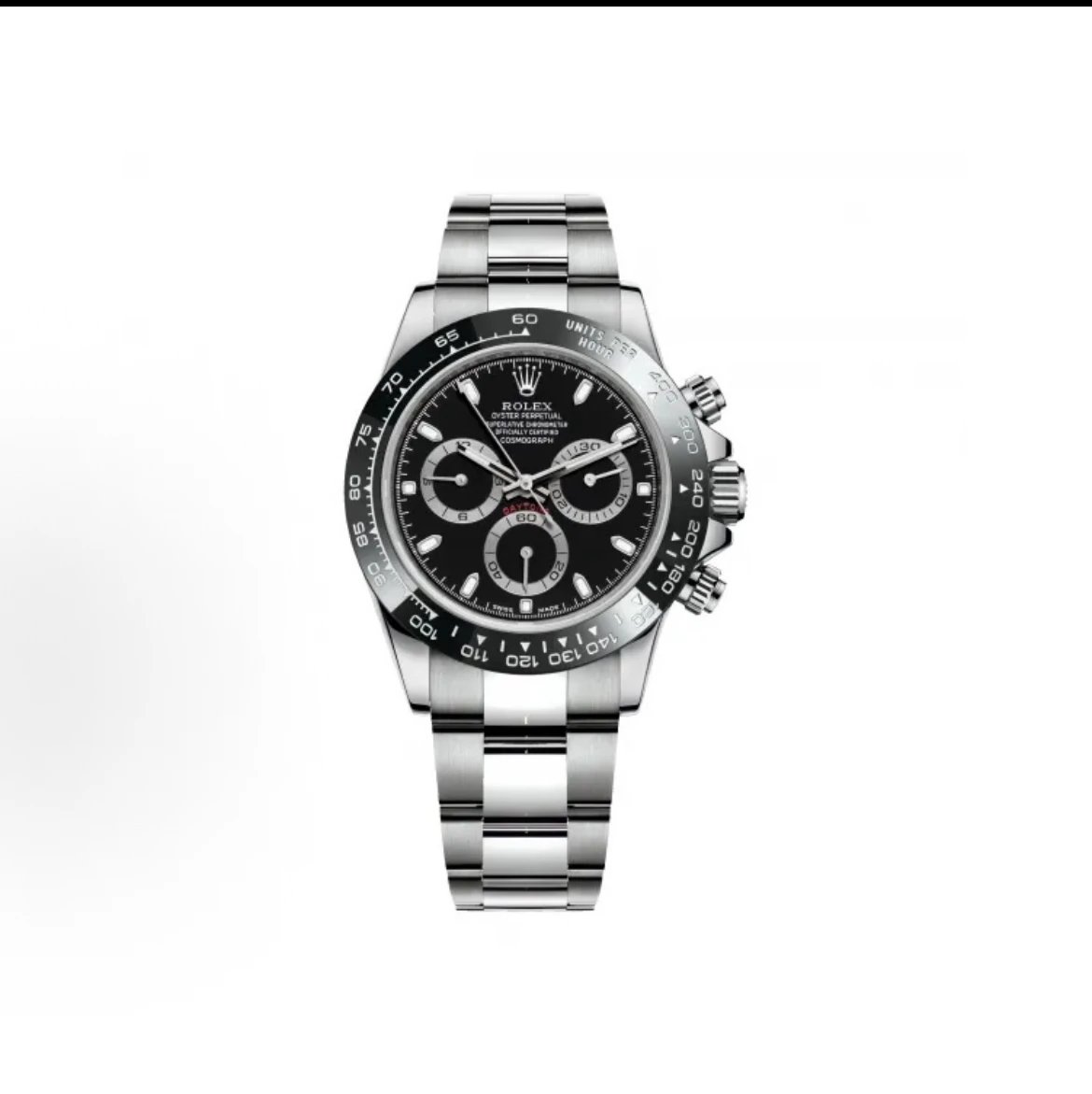 Rolex Cosmograph Daytona Watch - Black Dial-009866