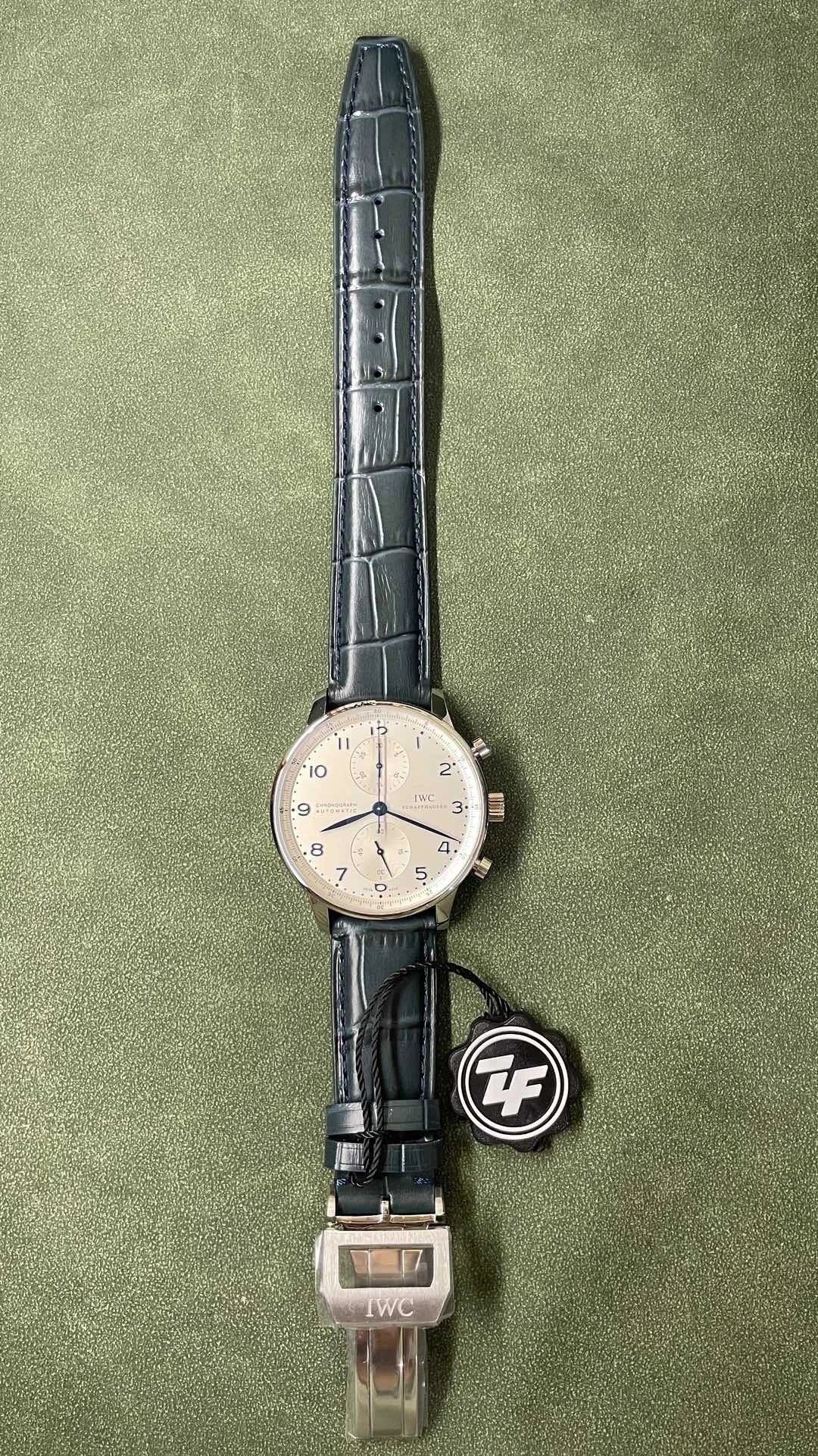 IWC Portugieser Chronograph Watch - Silver Dial-010798