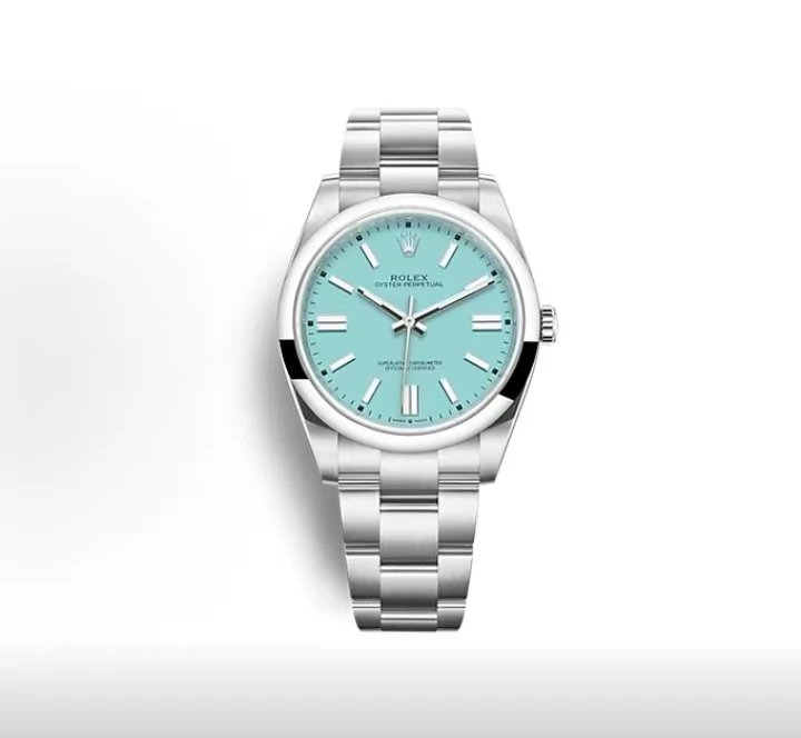 Rolex Oyster Perpetual Watch - Tiffany Blue Dial-009926