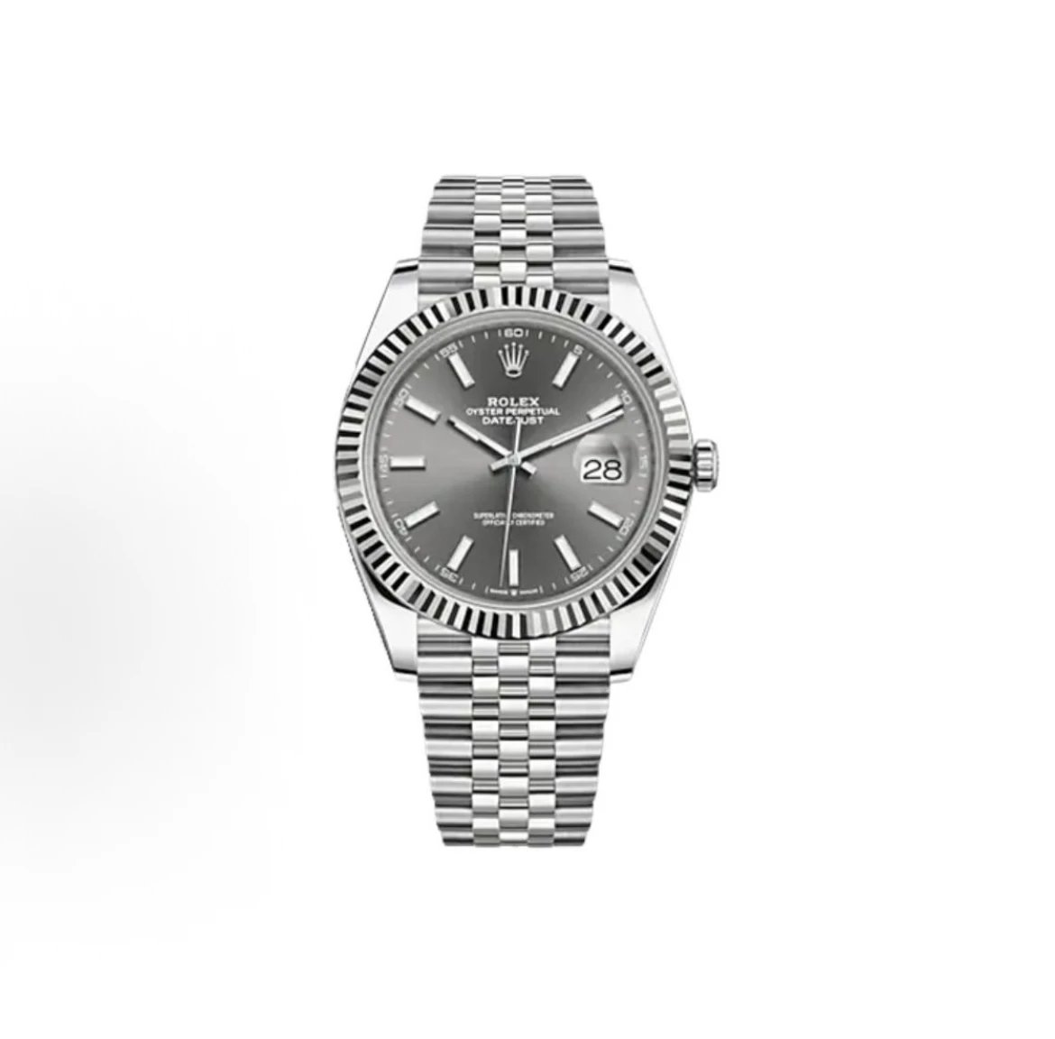 Rolex Oyster Perpetual Datejust Watch - Slate Grey Dial-010598