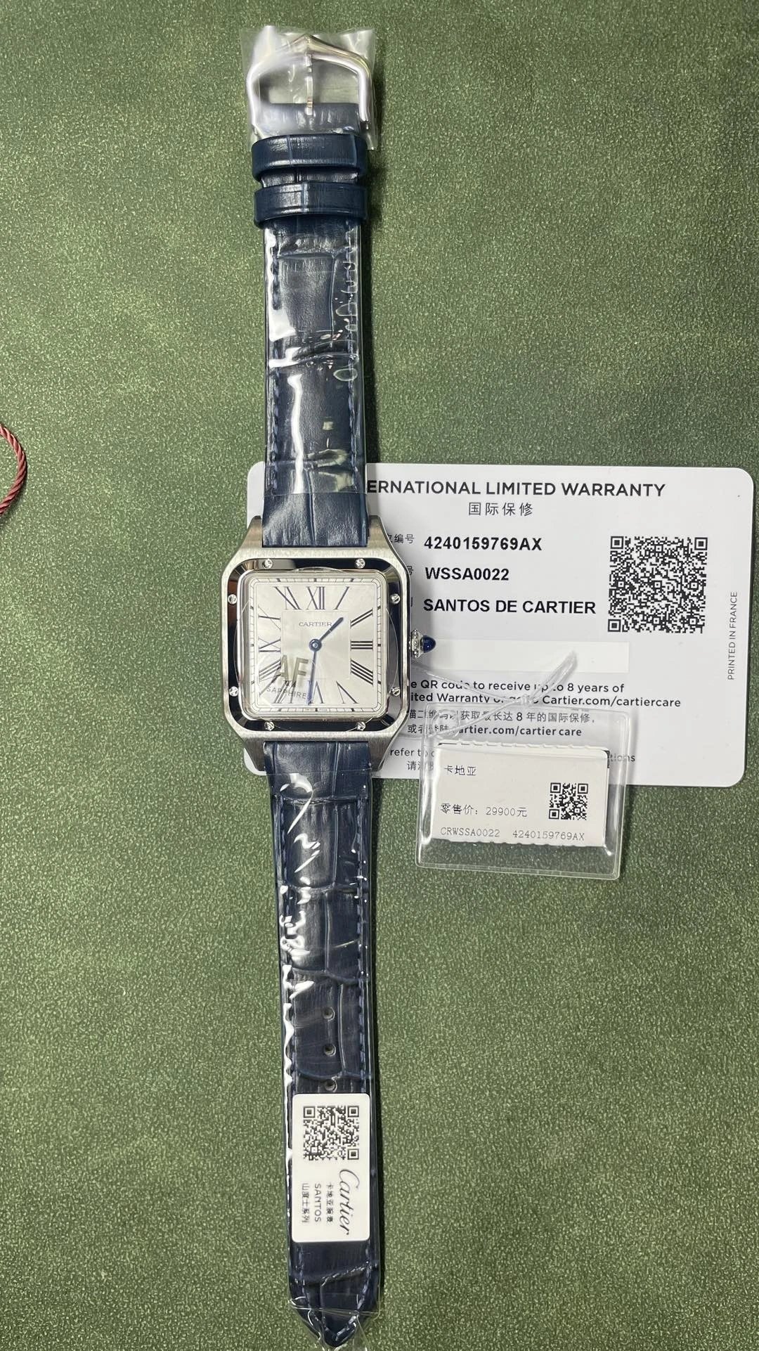 Cartier Santos de Cartier Watch - Silver Dial-011229