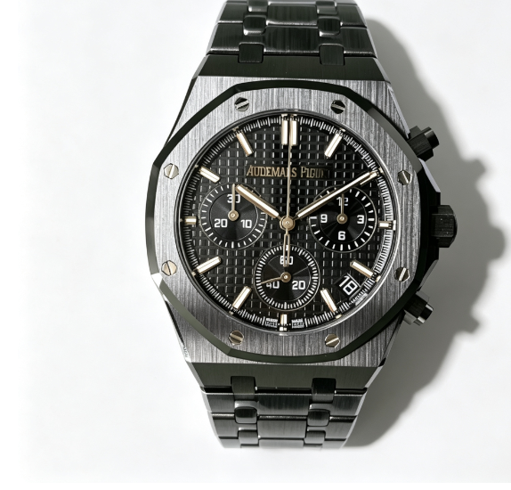 Audemars Piguet Royal Oak Chronograph Watch - Black Dial-011091