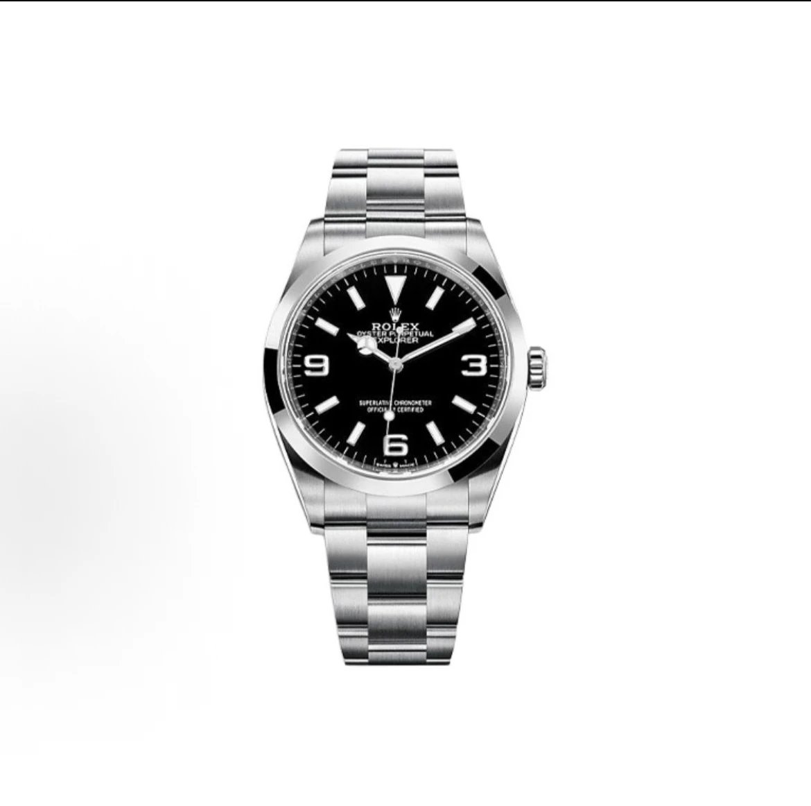 Rolex Oyster Perpetual Explorer Watch - Black Dial-010919