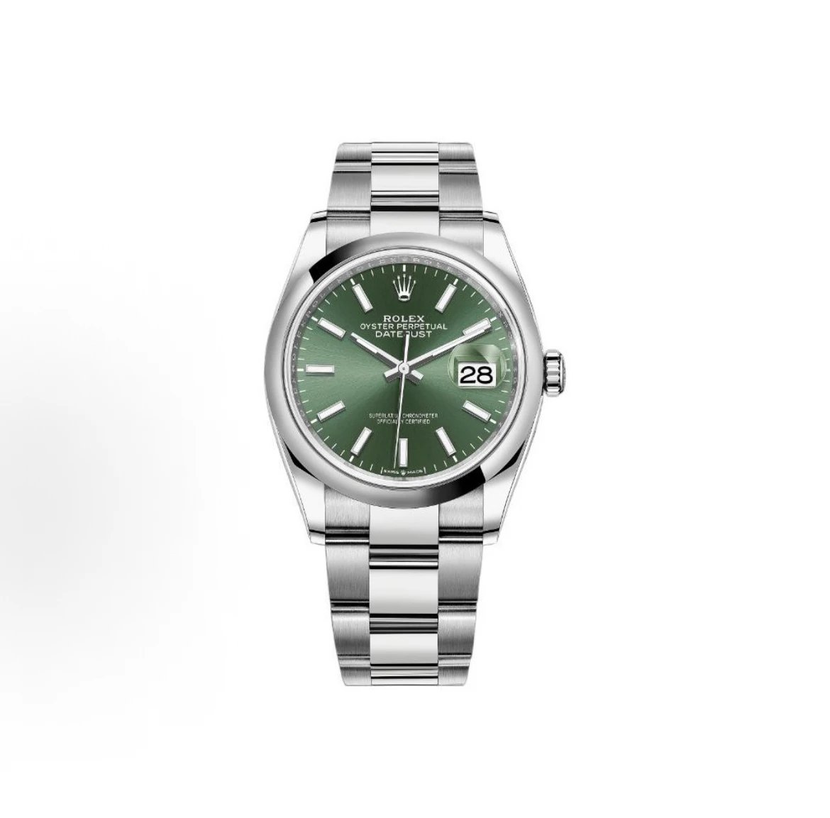 Rolex Oyster Perpetual Datejust Watch - Green Dial-009445
