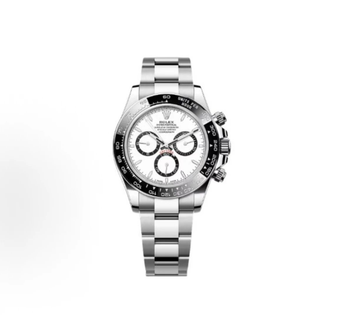 Rolex Cosmograph Daytona Watch - White Dial-009921