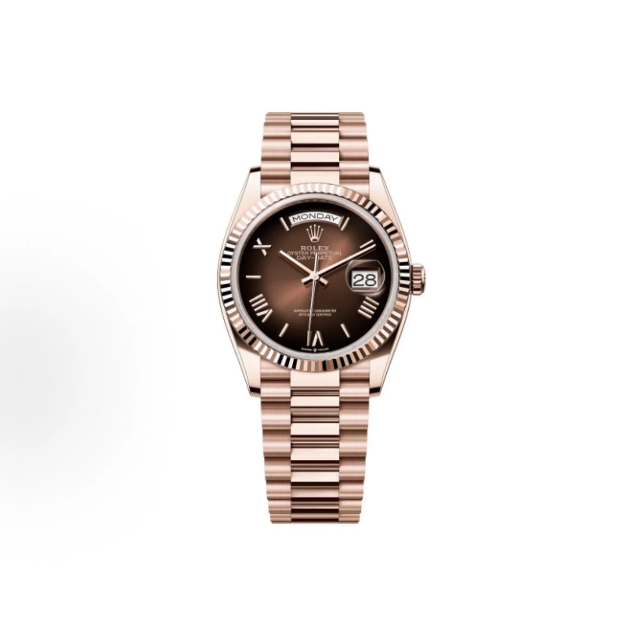 Rolex Oyster Perpetual Day-Date Watch - Brown Dial-010468
