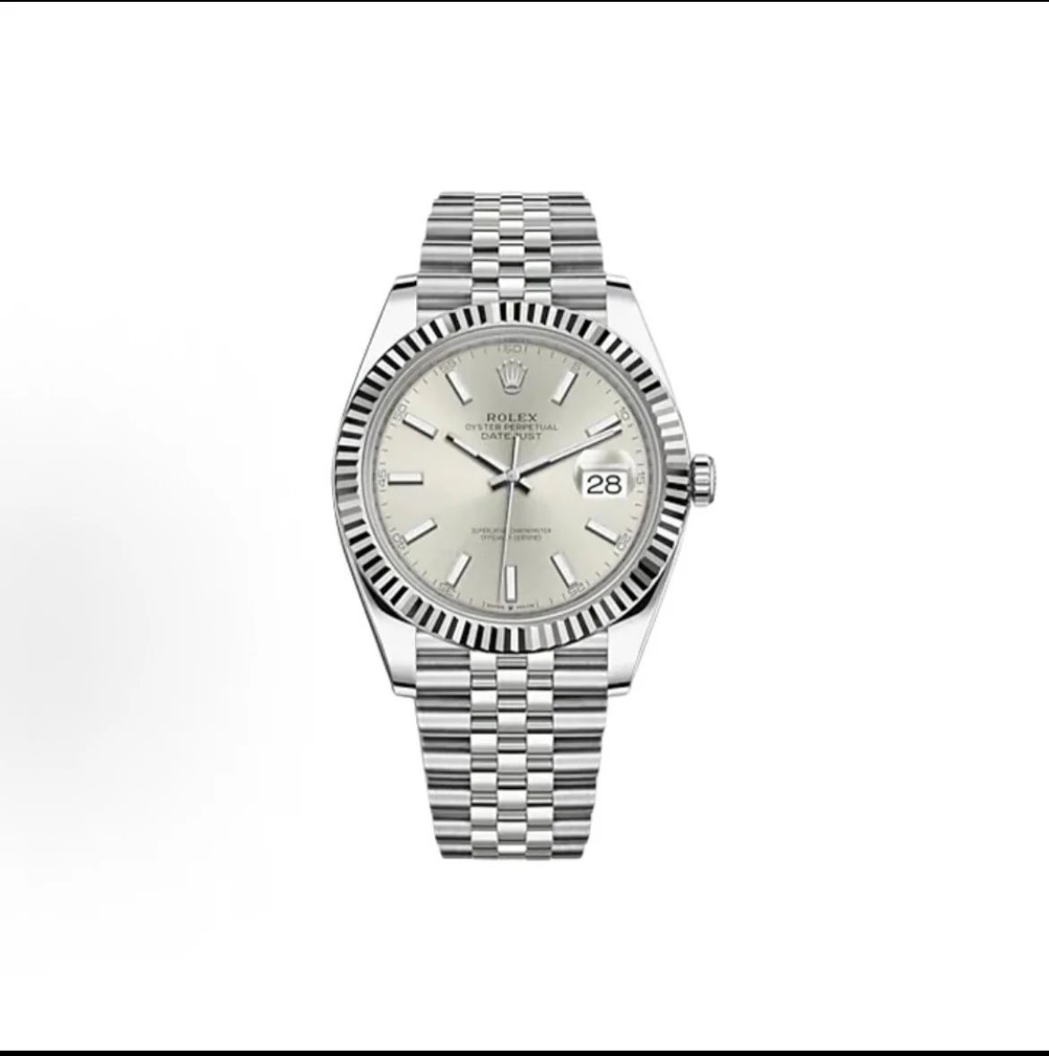 Rolex Datejust Watch - Silver Dial-009875
