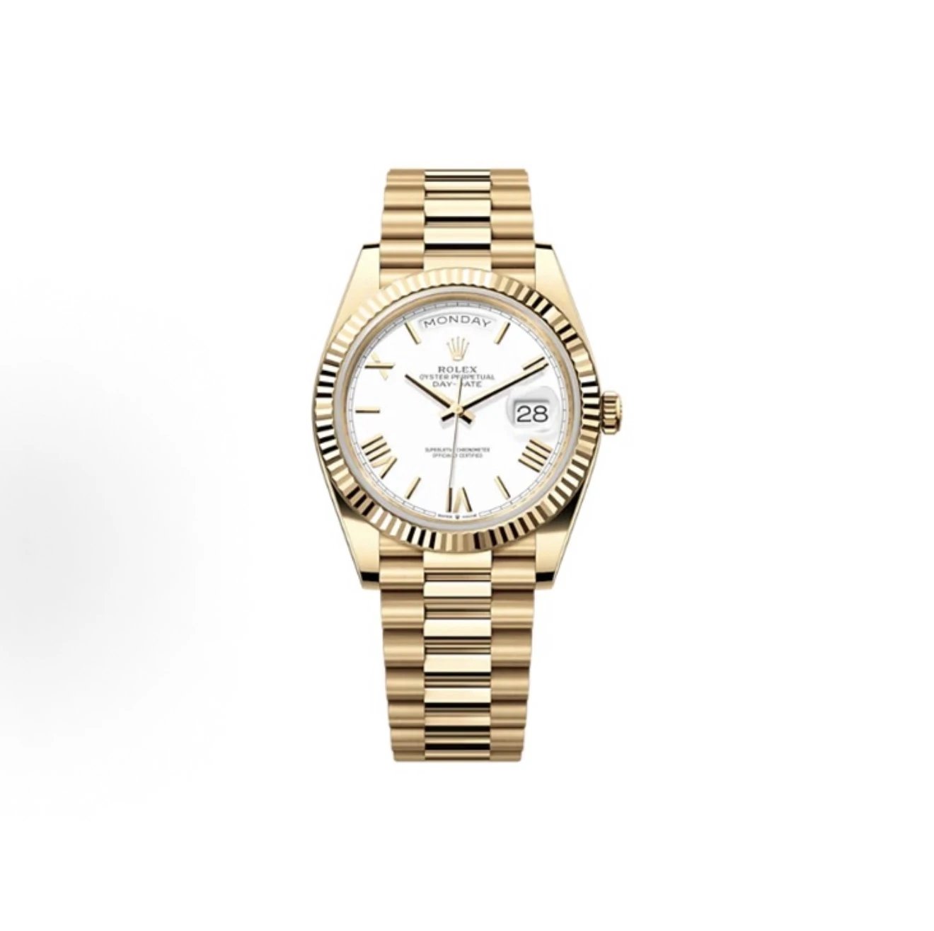 Rolex Day-Date Watch - White Dial-009982
