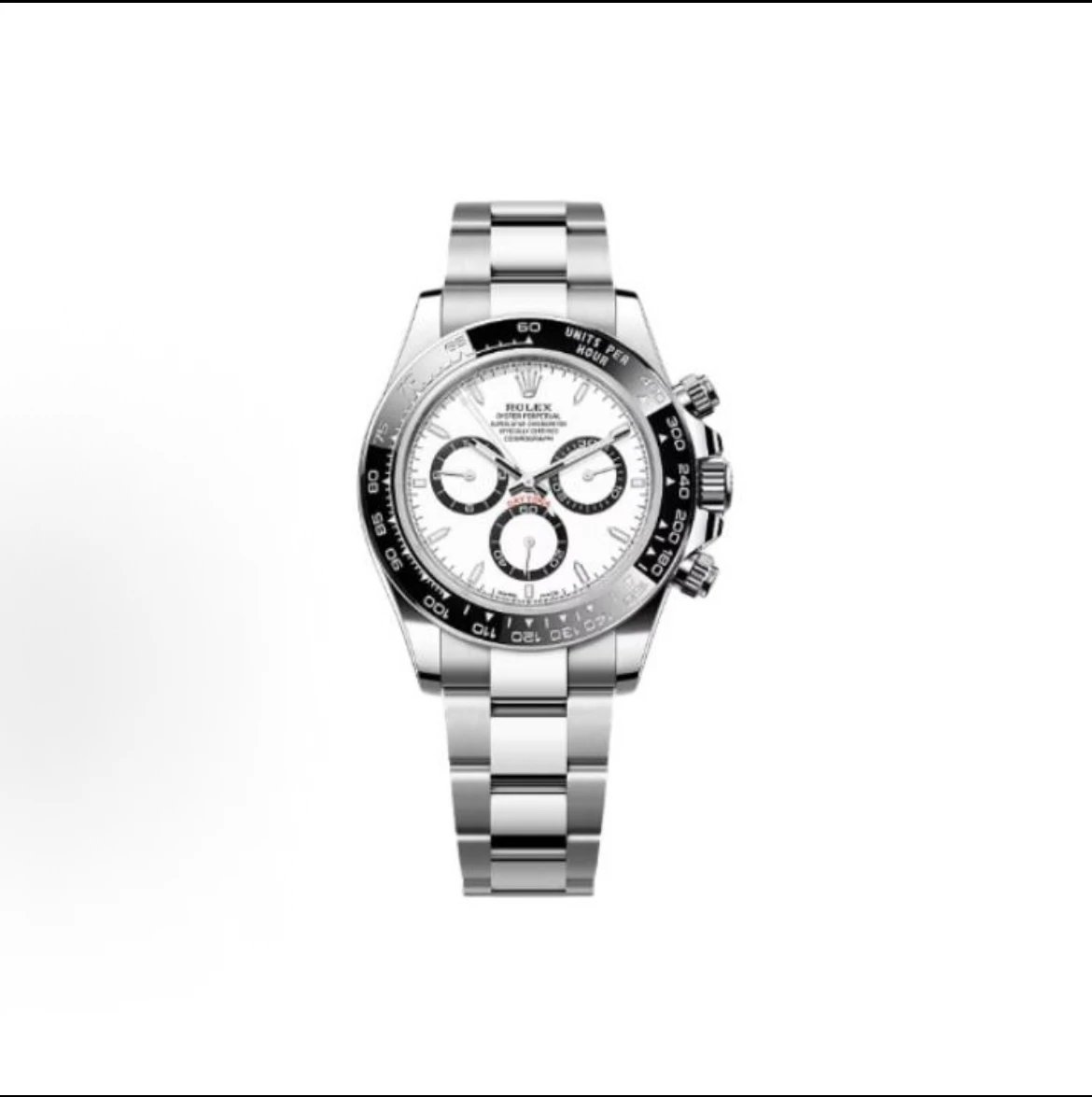Rolex Cosmograph Daytona Watch - White Dial-010622