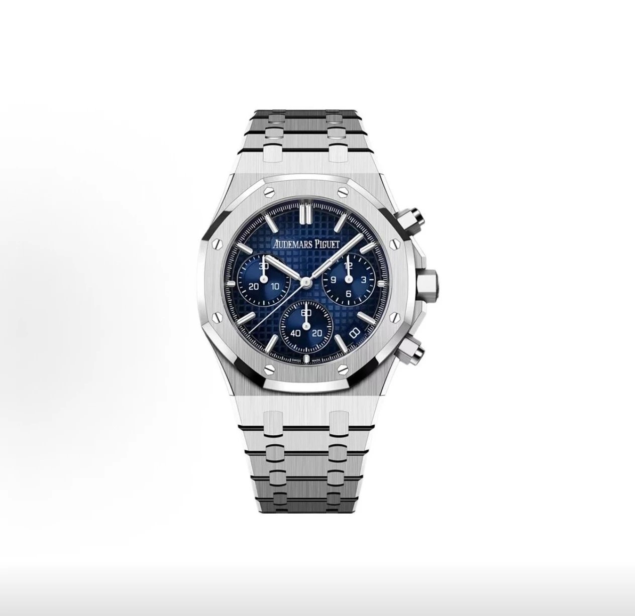 Audemars Piguet Royal Oak Chronograph Watch - Blue Dial-011149
