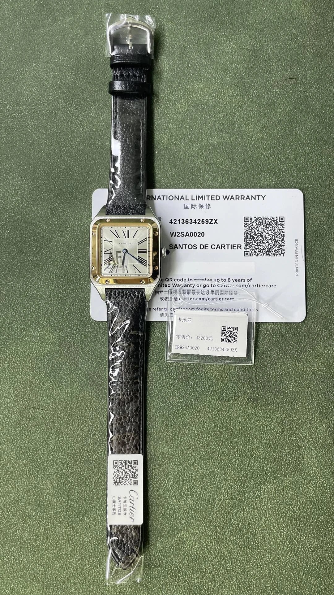Cartier Santos de Cartier Watch - Silver Dial-011006
