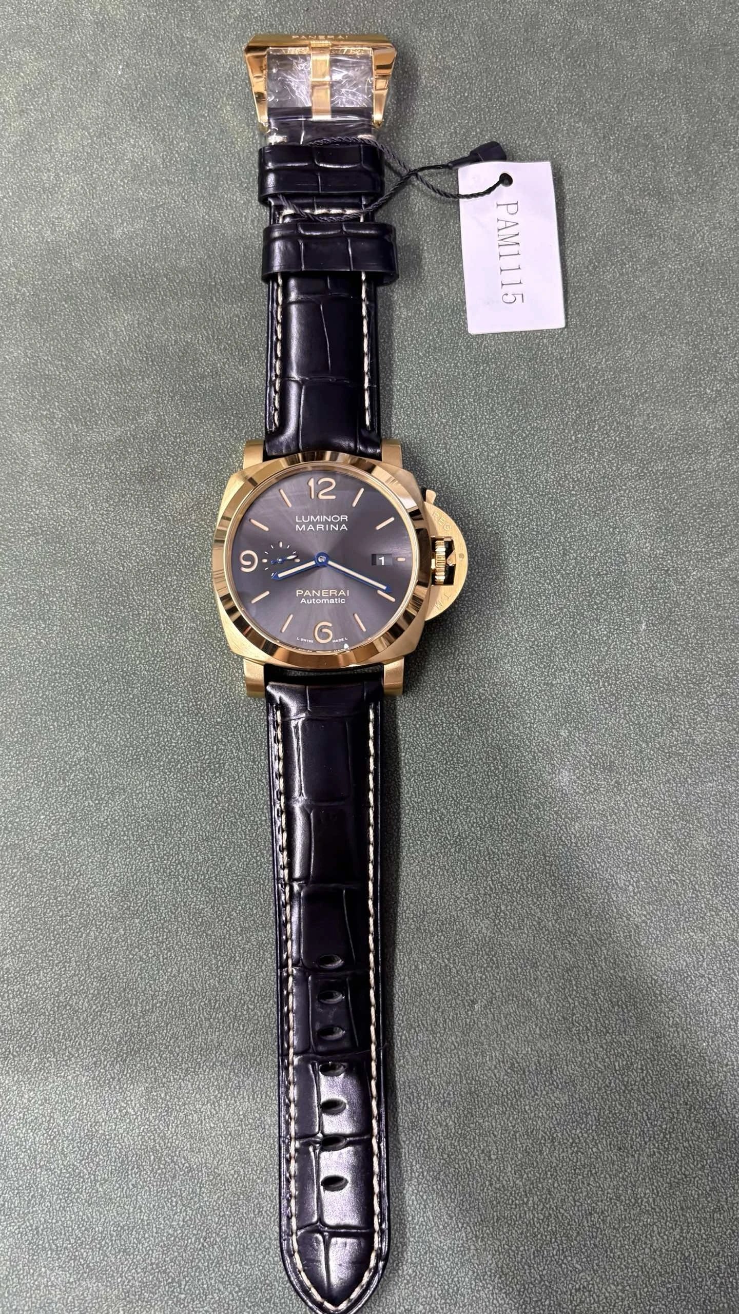 Panerai Luminor Marina Watch - Gray Dial-010806