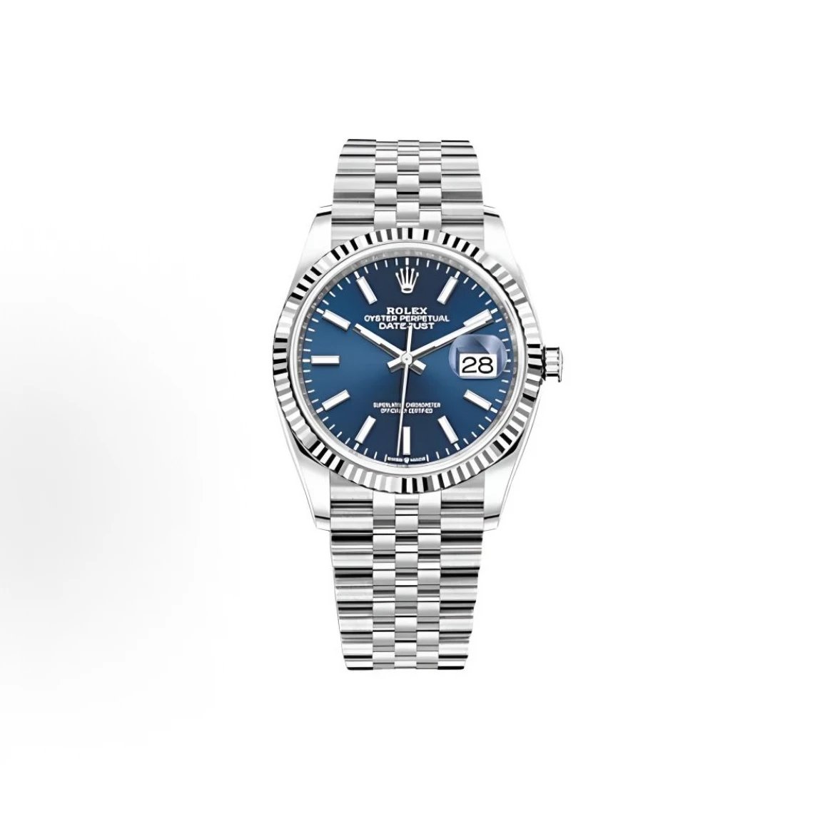 Rolex Oyster Perpetual Datejust Watch - Blue Dial-010676